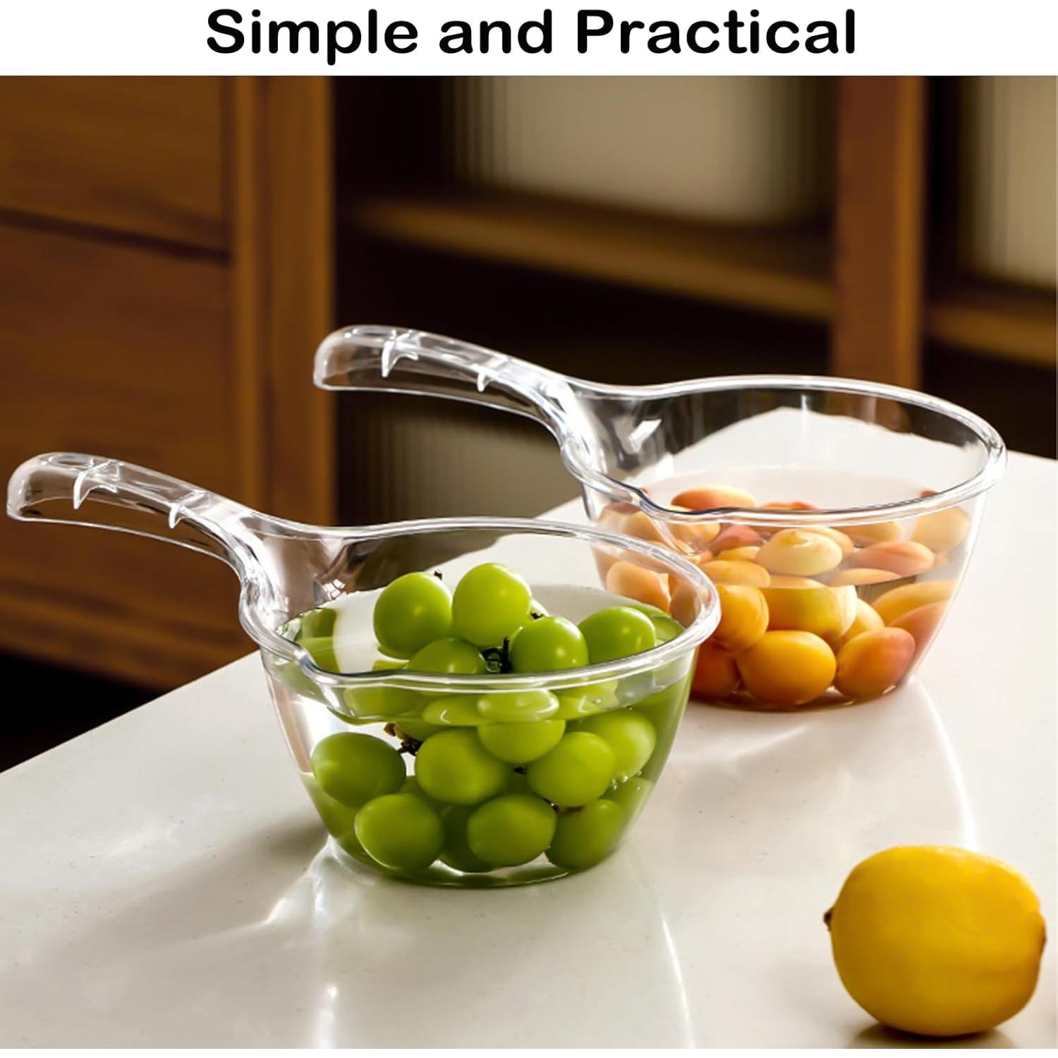 Paquete de 2 cucharones de plástico Iensen 1.5L para cocina