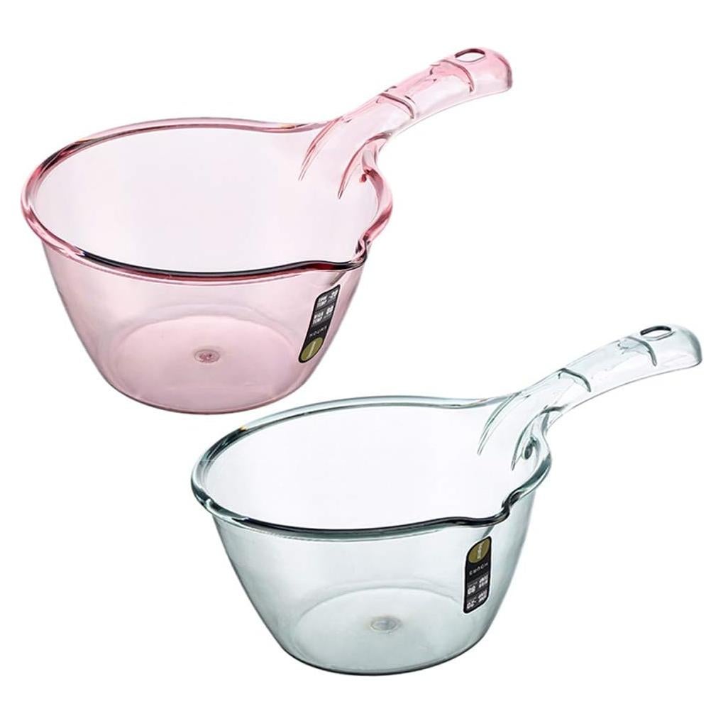 Cucharón de Plástico Hiprecky 2L - Verde y Violeta, Multiusos