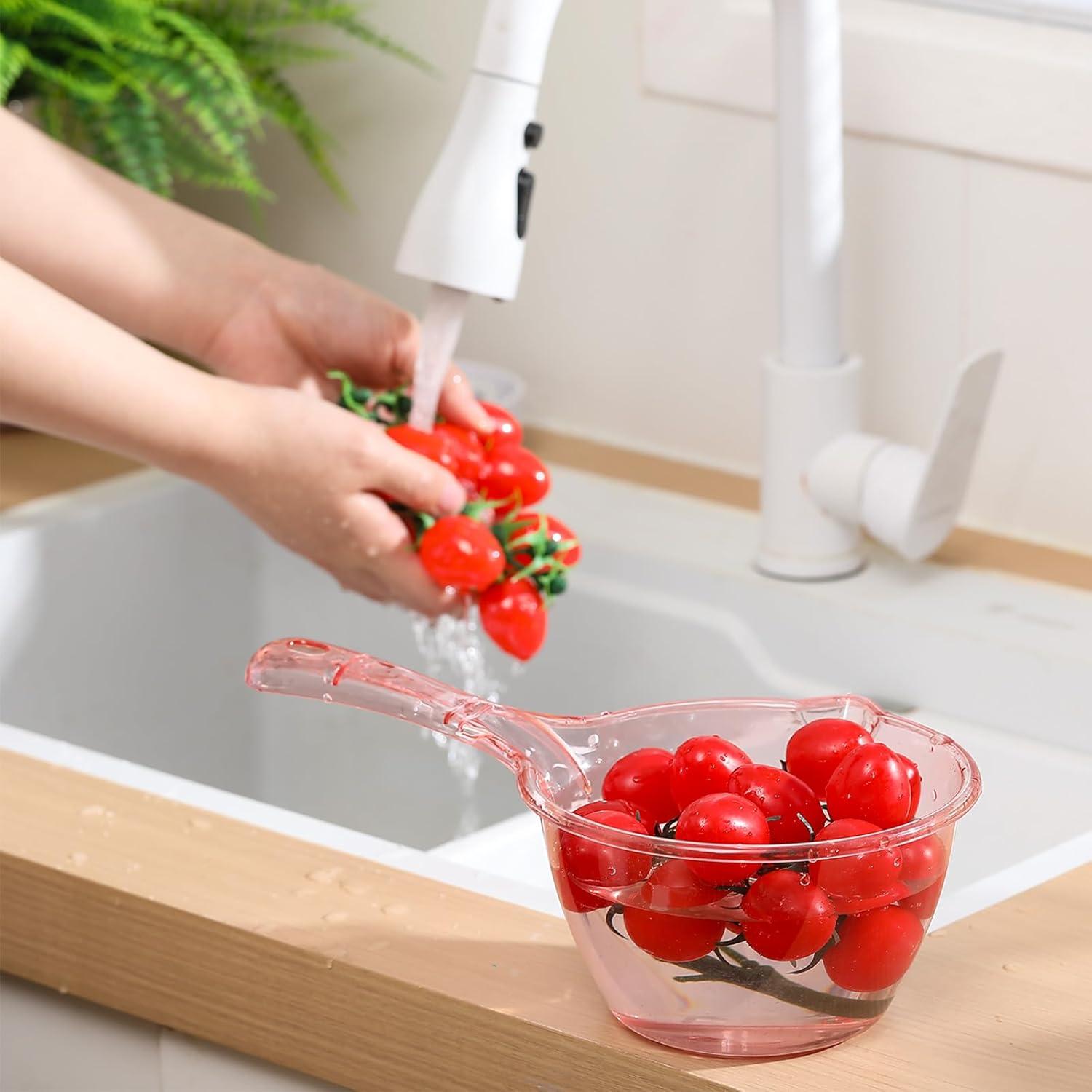 Juego de 6 cucharas de plástico Reallnaive para cocina y baño