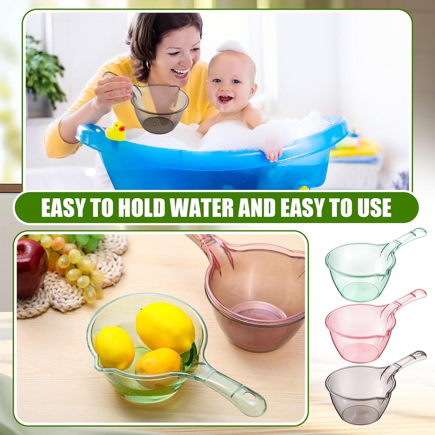 Juego de 6 cucharas de plástico Reallnaive para cocina y baño