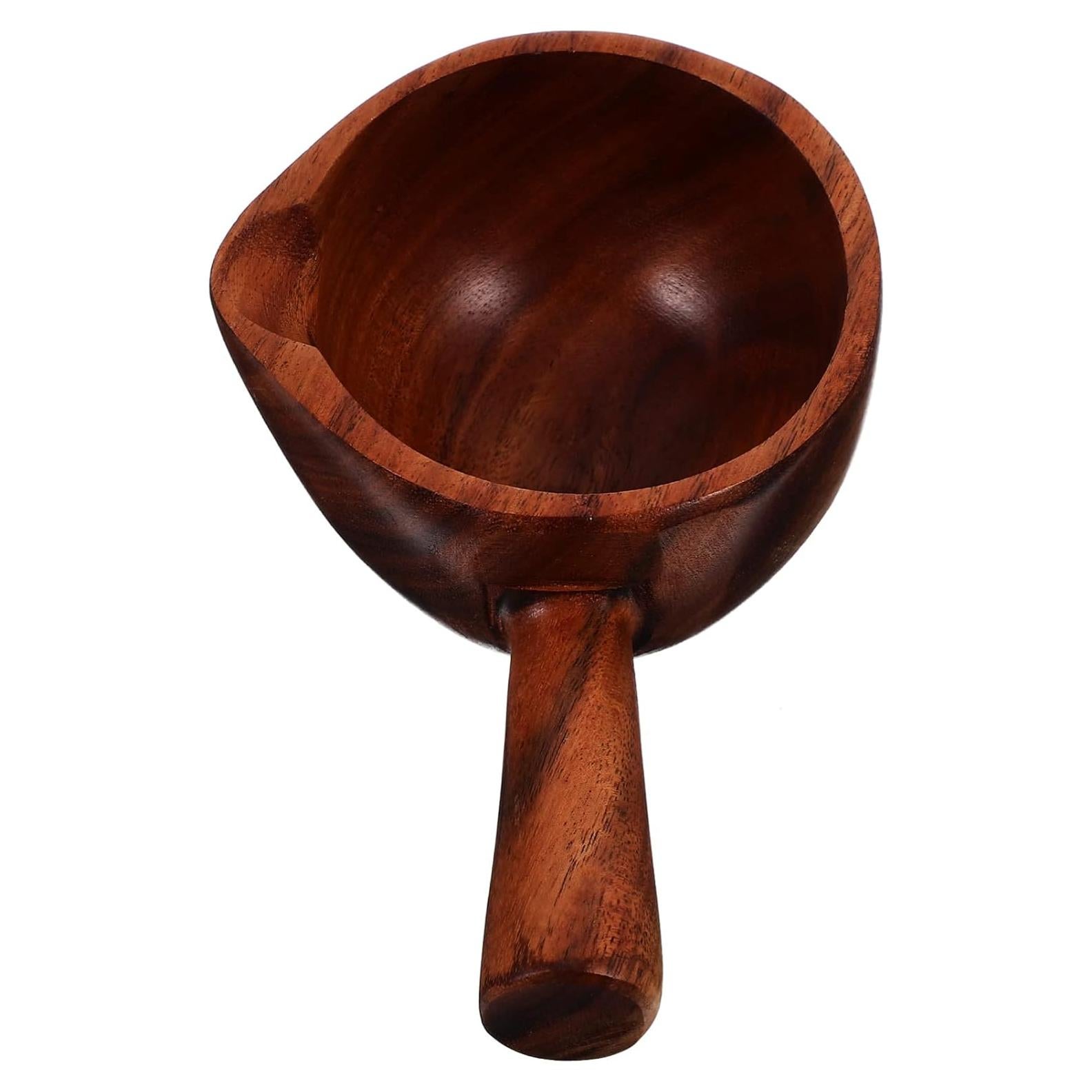 Cucharón de Madera para Baño - 14.5x8.9 cm - Estilo Aleatorio