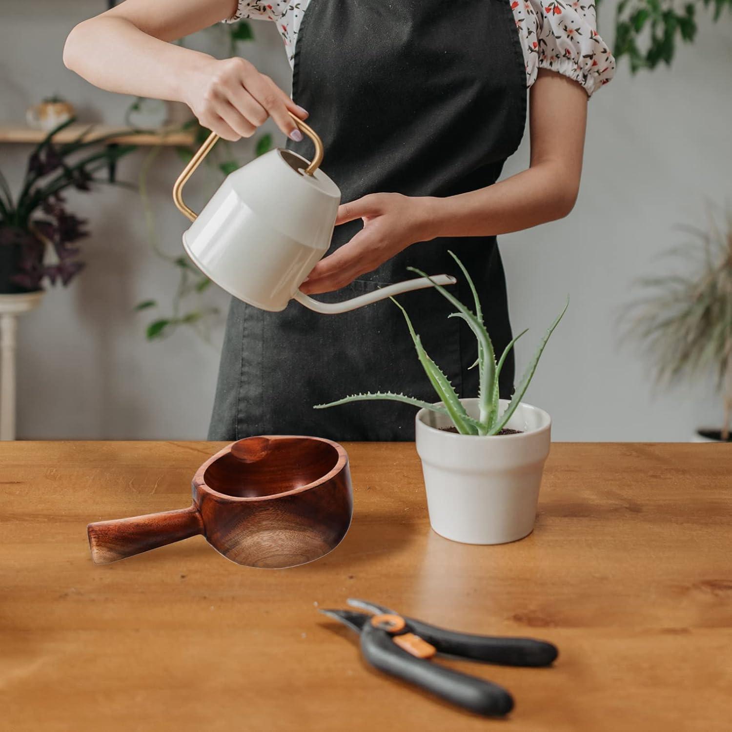 Cucharón de Madera para Baño - 14.5x8.9 cm - Estilo Aleatorio