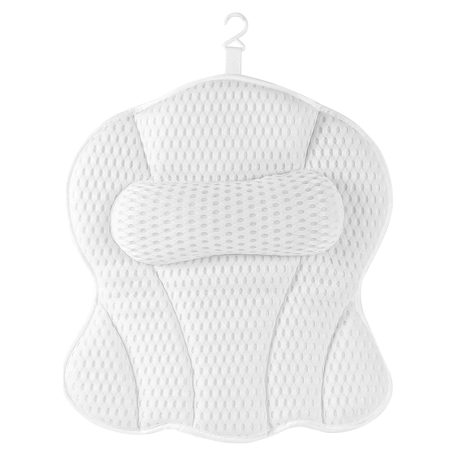 Almohada de Baño Ergonómica SQLHM con Ventosa Antideslizante