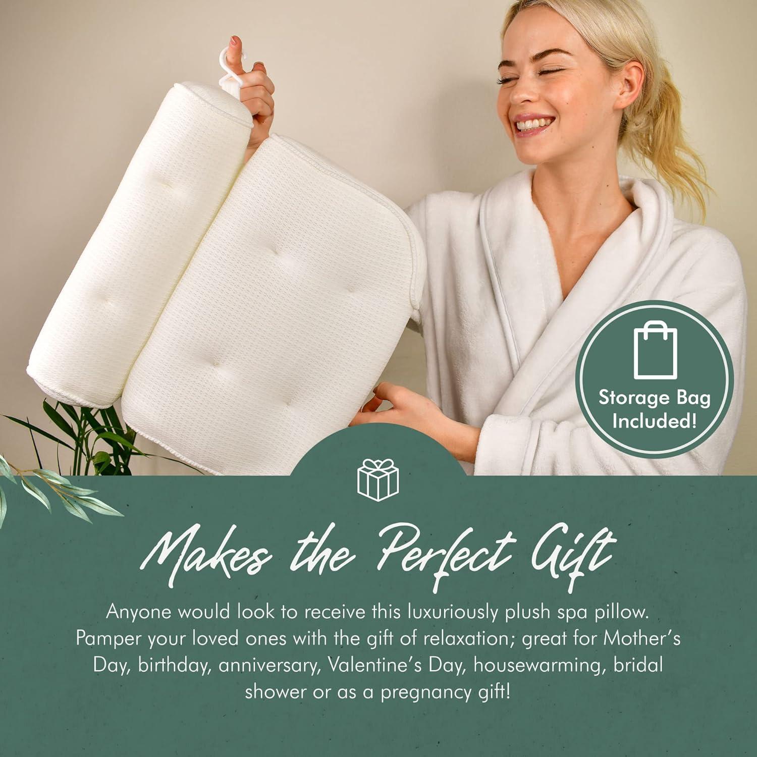 Almohada de Baño Haven Houz Ultra Suave con 6 Ventosas