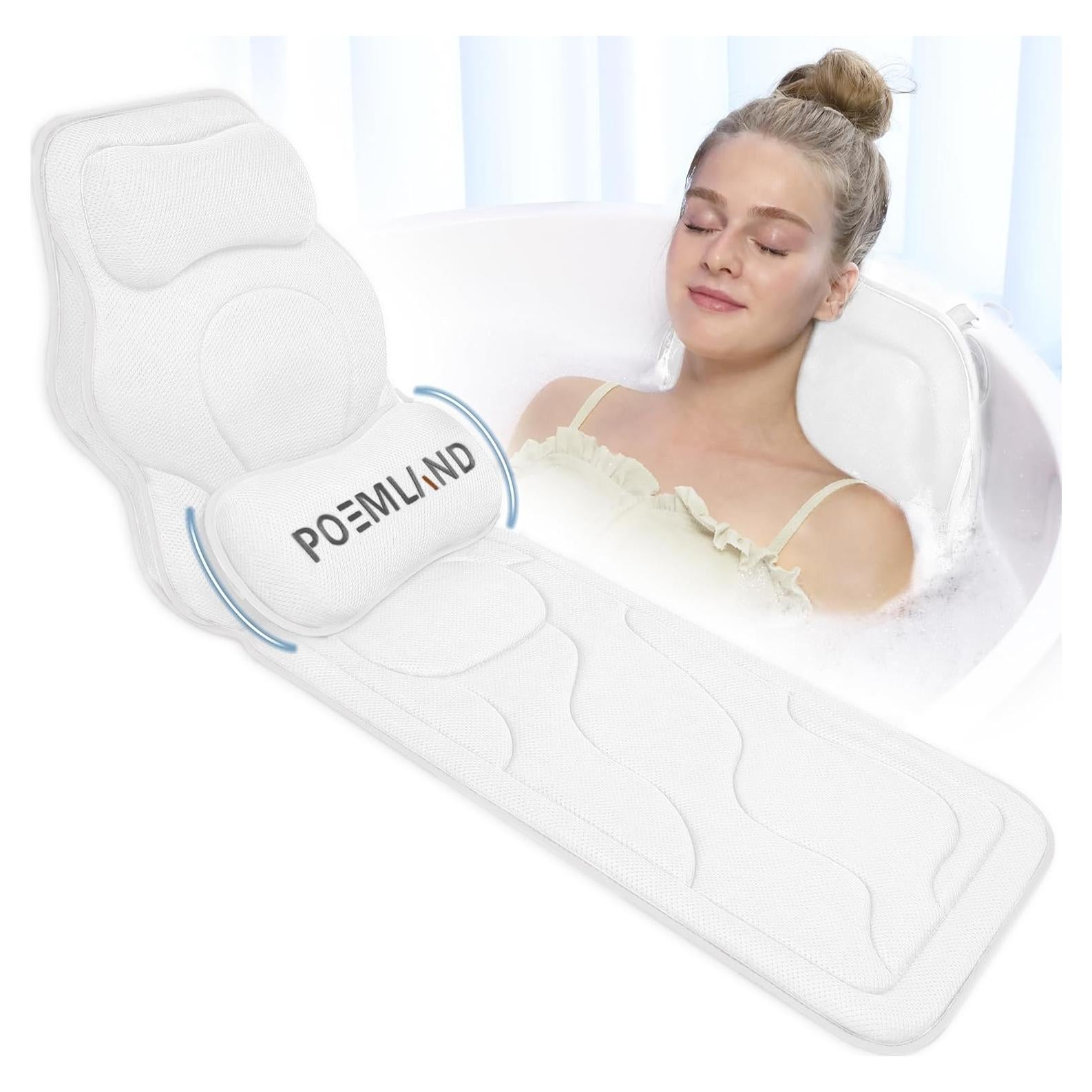 Almohada de Baño Completo Poemland 137x44.5cm Antideslizante