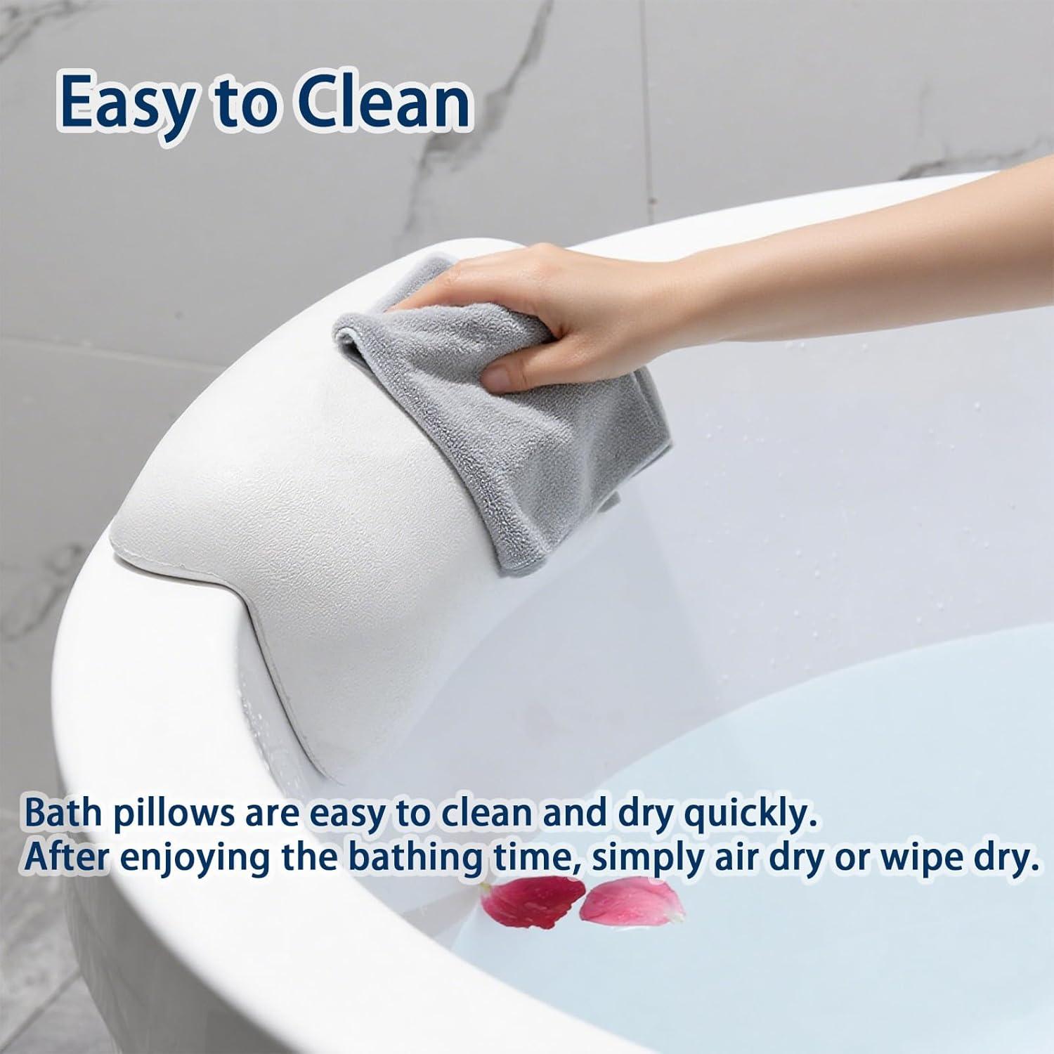 Almohada de Baño Guluto Impermeable con Ventosas 25x13 cm