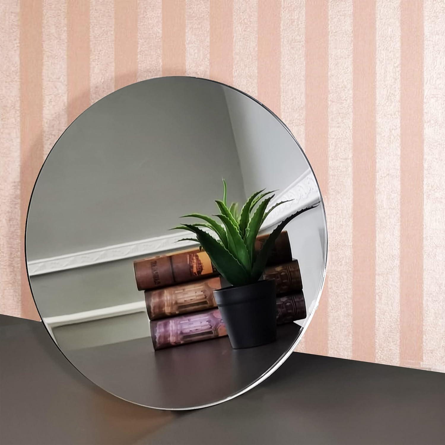 Espejo Acrílico Redondo 25 cm A Prueba de Roturas FixtureDisplays