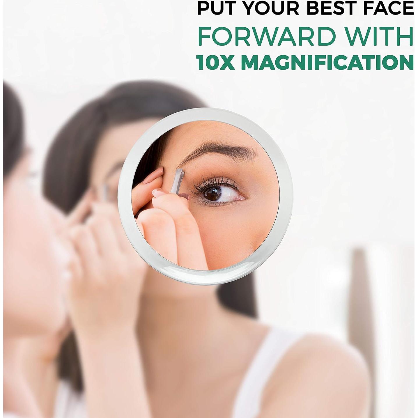 Espejo de Succión DBTech 8" (20.32 cm) Magnificador 10x