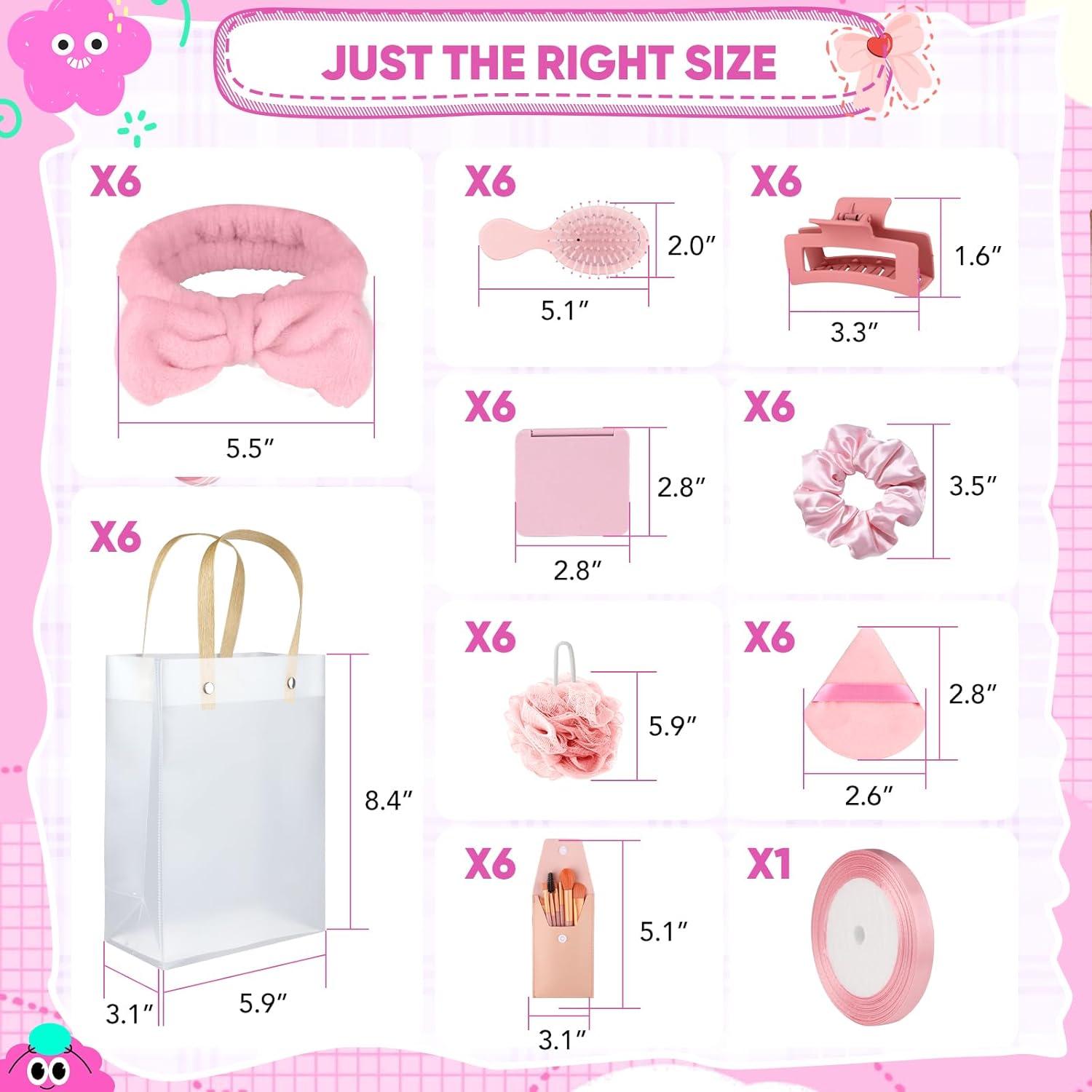 Kit de Premios para Baby Shower OINETRK - 109 Piezas Rosa