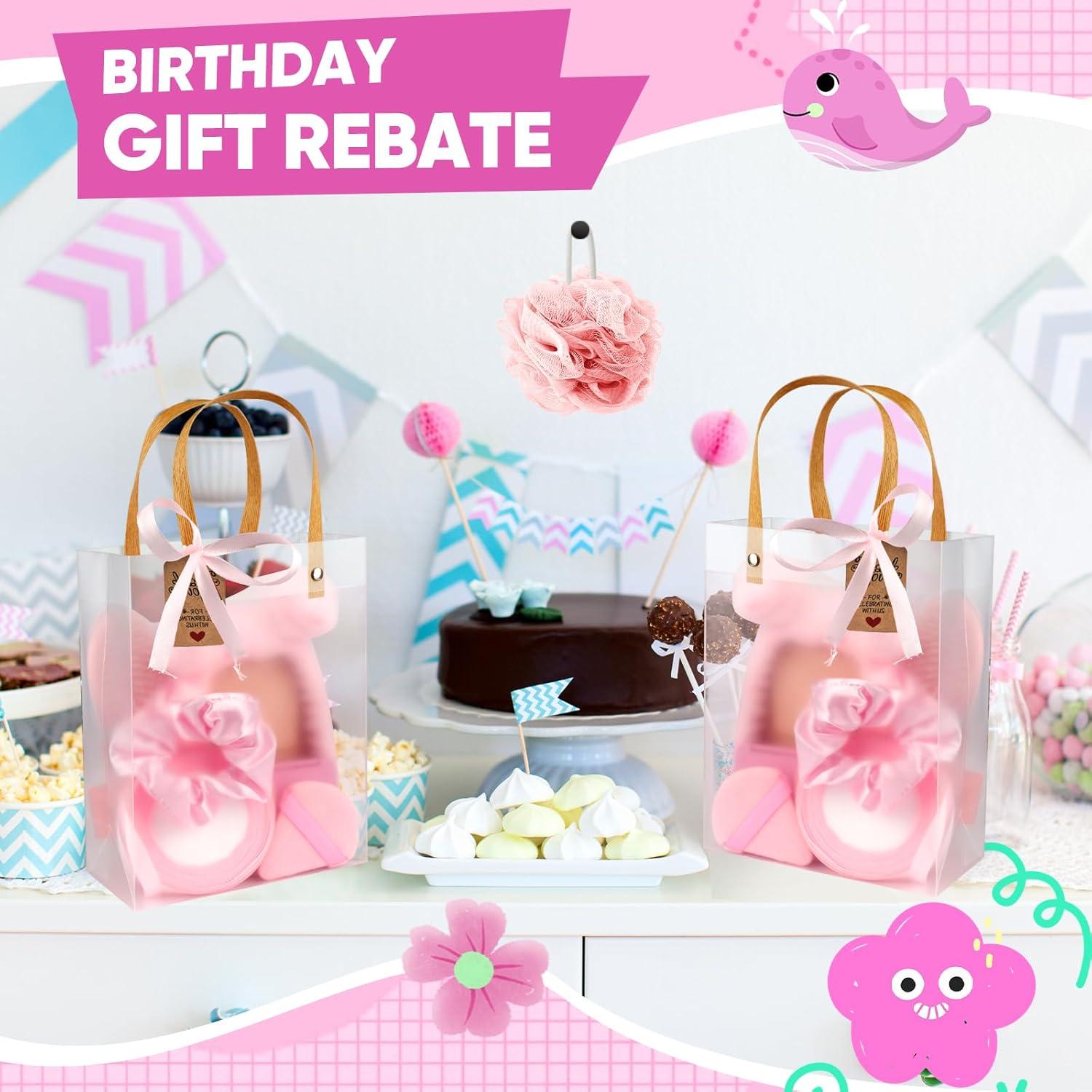 Kit de Premios para Baby Shower OINETRK - 109 Piezas Rosa