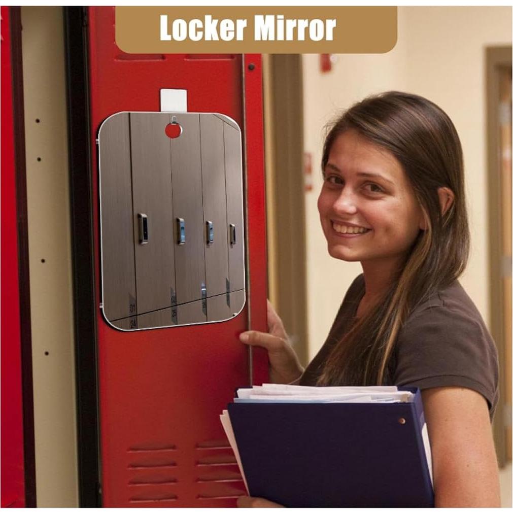 Espejo de Ducha Mpowtech Irrompible 17x13 cm Sin Niebla