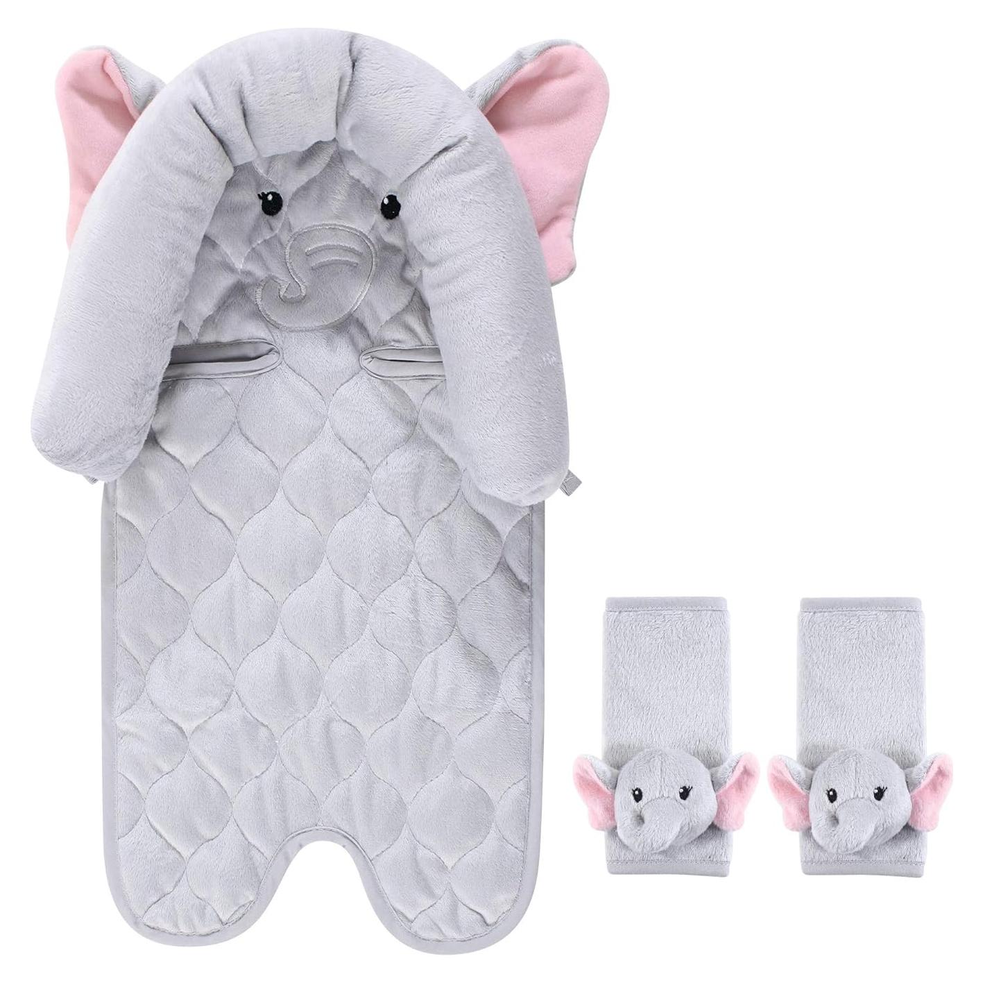 Inserto para Asiento de Auto Hudson Baby Unisex Elefante Bonito