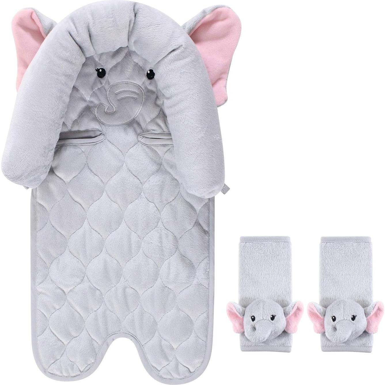 Inserto para Asiento de Auto Hudson Baby Unisex Elefante Bonito