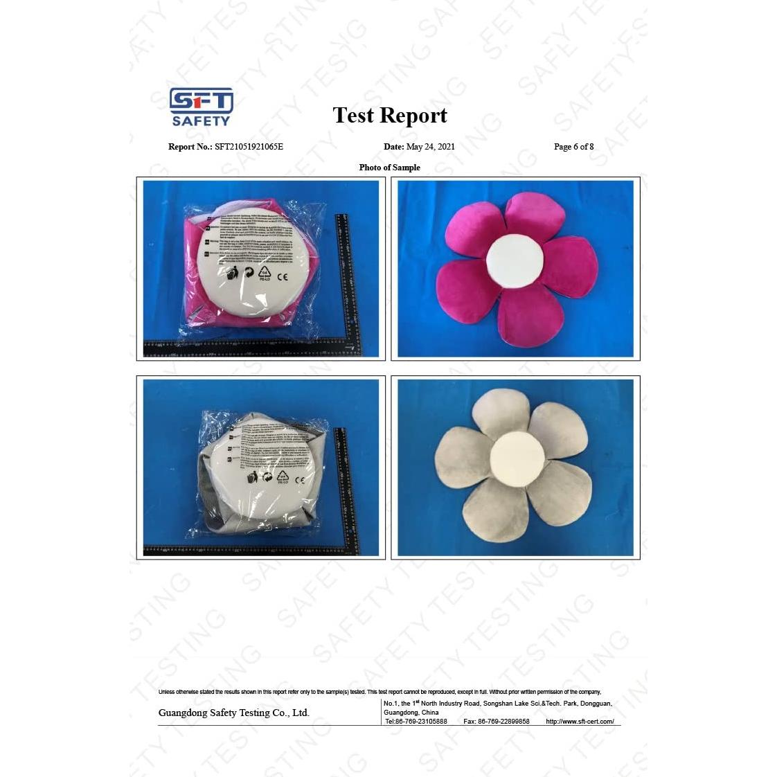 Almohadilla de Baño para Bebés Loto Rosa Antideslizante 80x80 cm