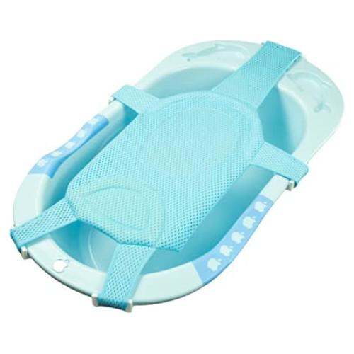 Cojín de Baño Antideslizante para Bebés Azul - Soporte Seguro