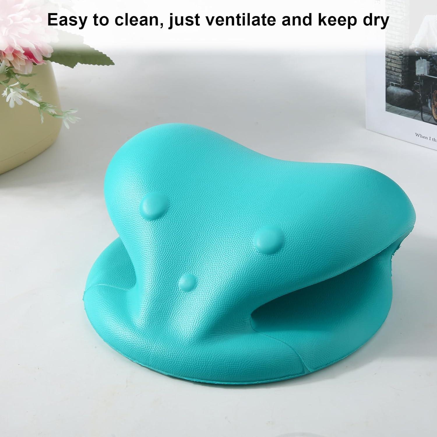 Estación de Lavado de Cabello para Niños Lasuroa - Almohada Ergonómica Azul