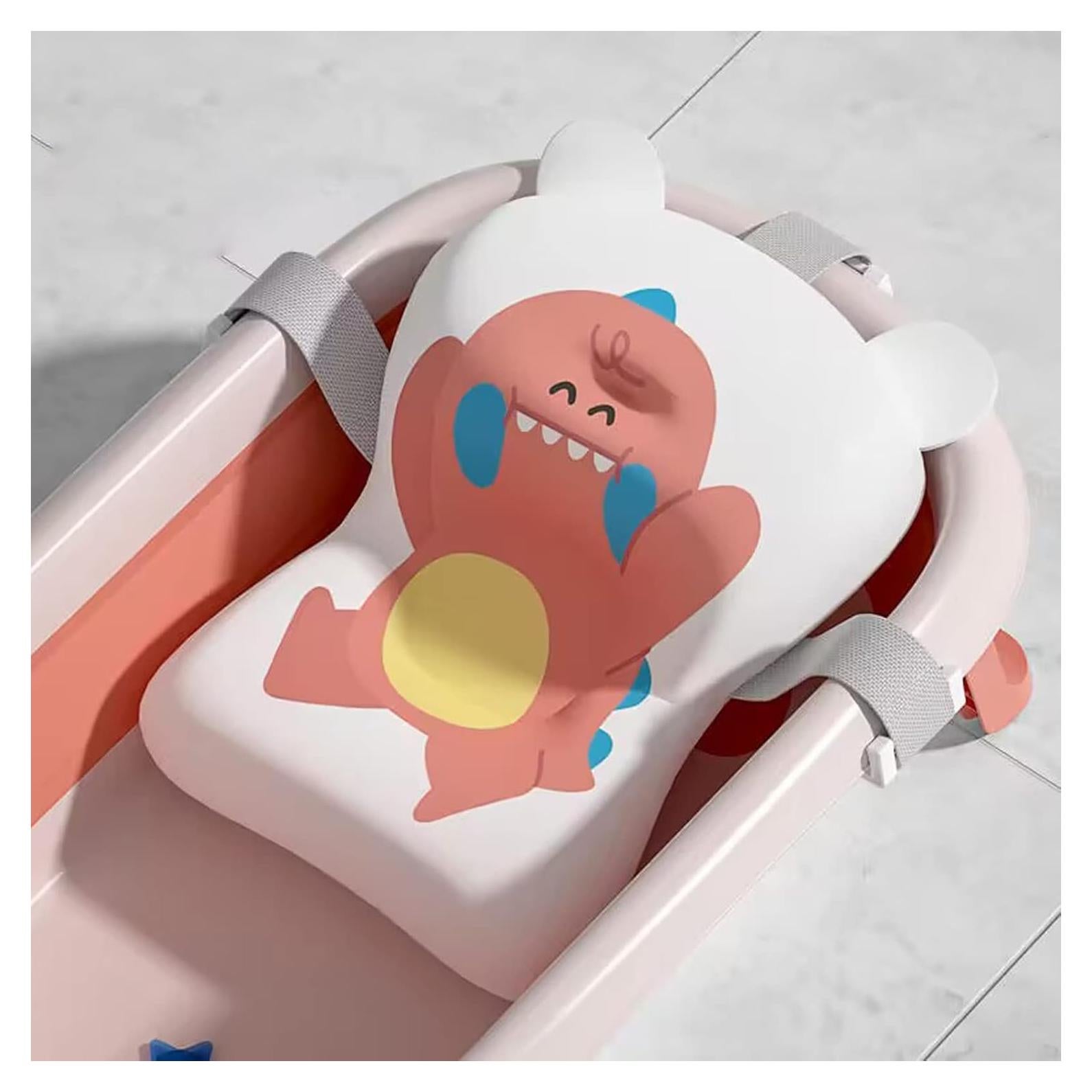 Almohadilla de Baño para Bebés Alvinlite Rosa Antideslizante