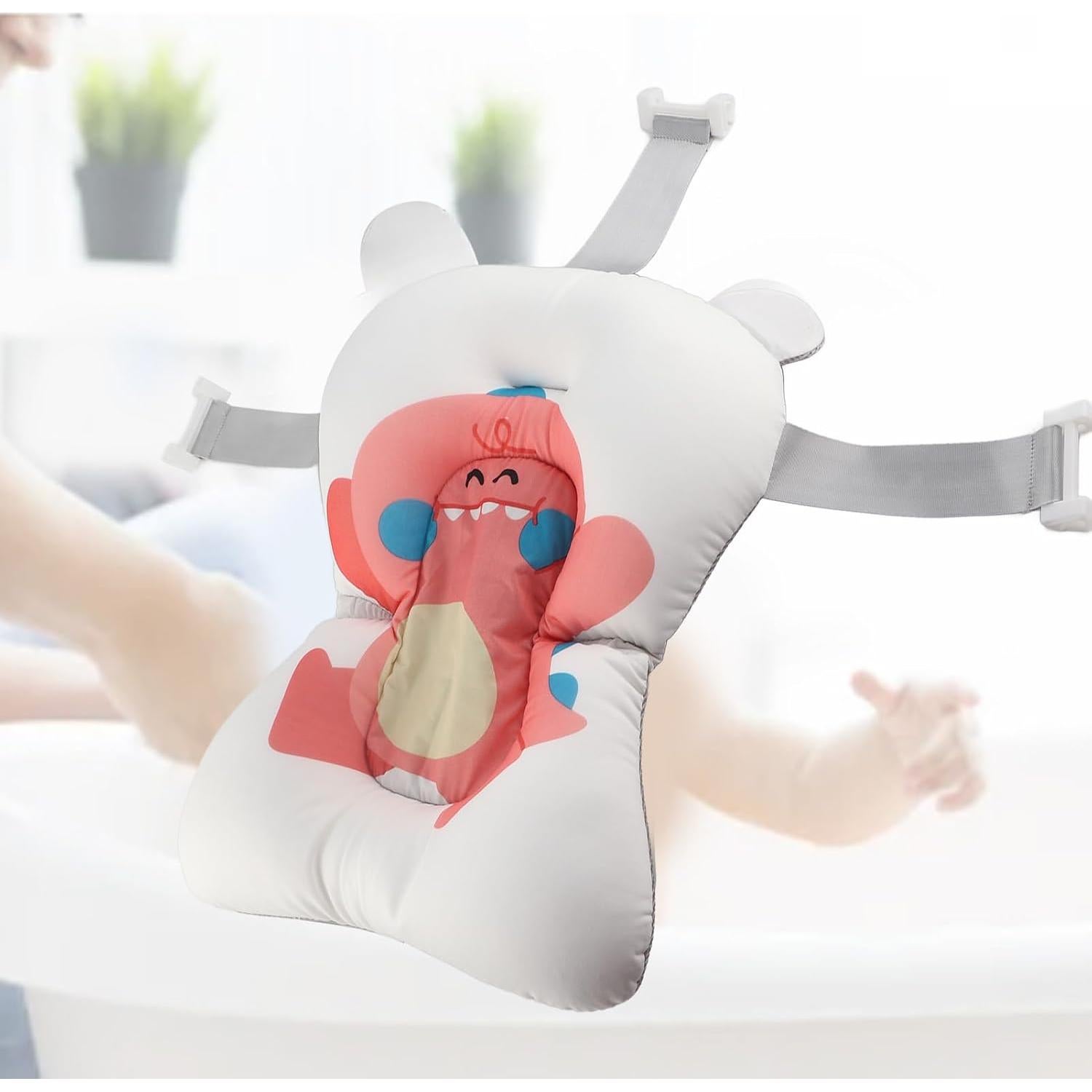 Almohadilla de Baño para Bebés Alvinlite Rosa Antideslizante