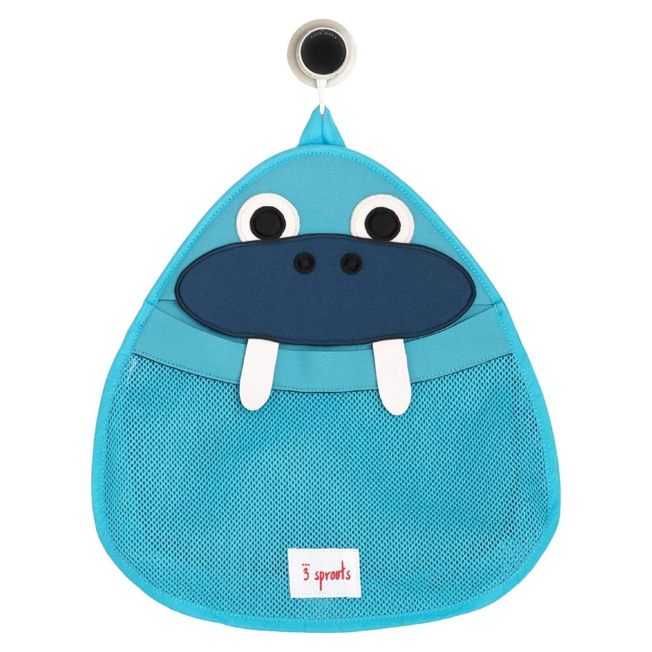 Colgador de Juguetes de Baño 3 Sprouts Morsa - Organizador Espacioso