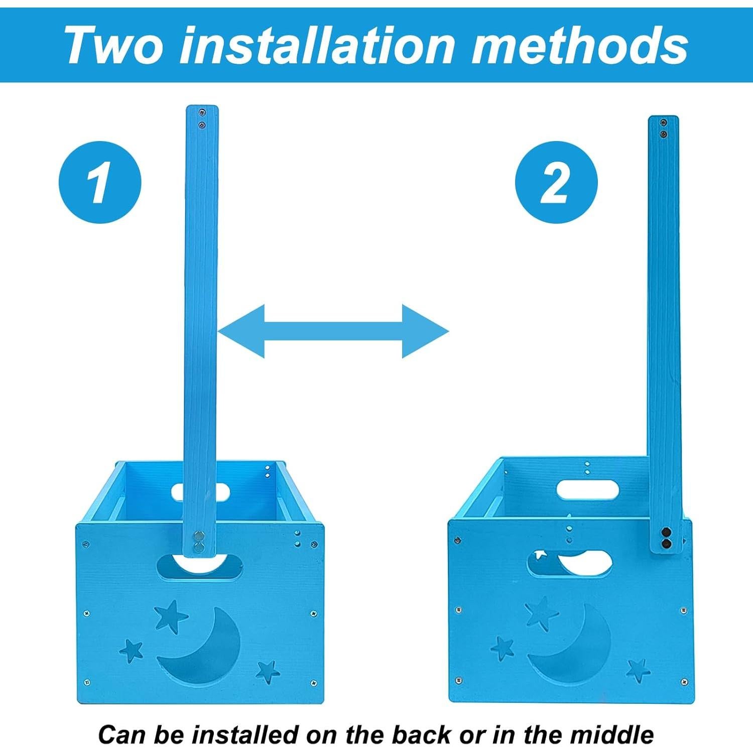 Caja de Ducha de Bebé de Madera Sibosen con Guirnalda y Perchas