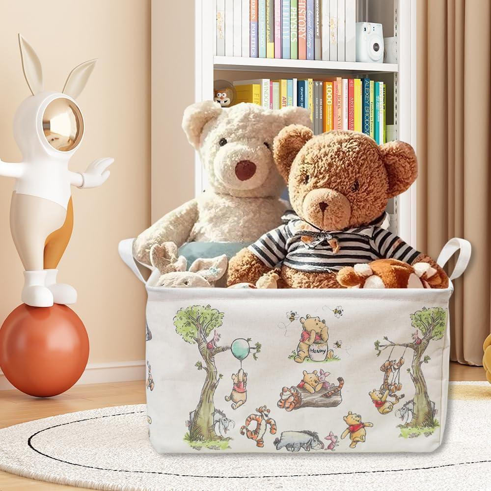 Cesta de Almacenamiento Grande CORODER Blanca Plegable 38x25cm