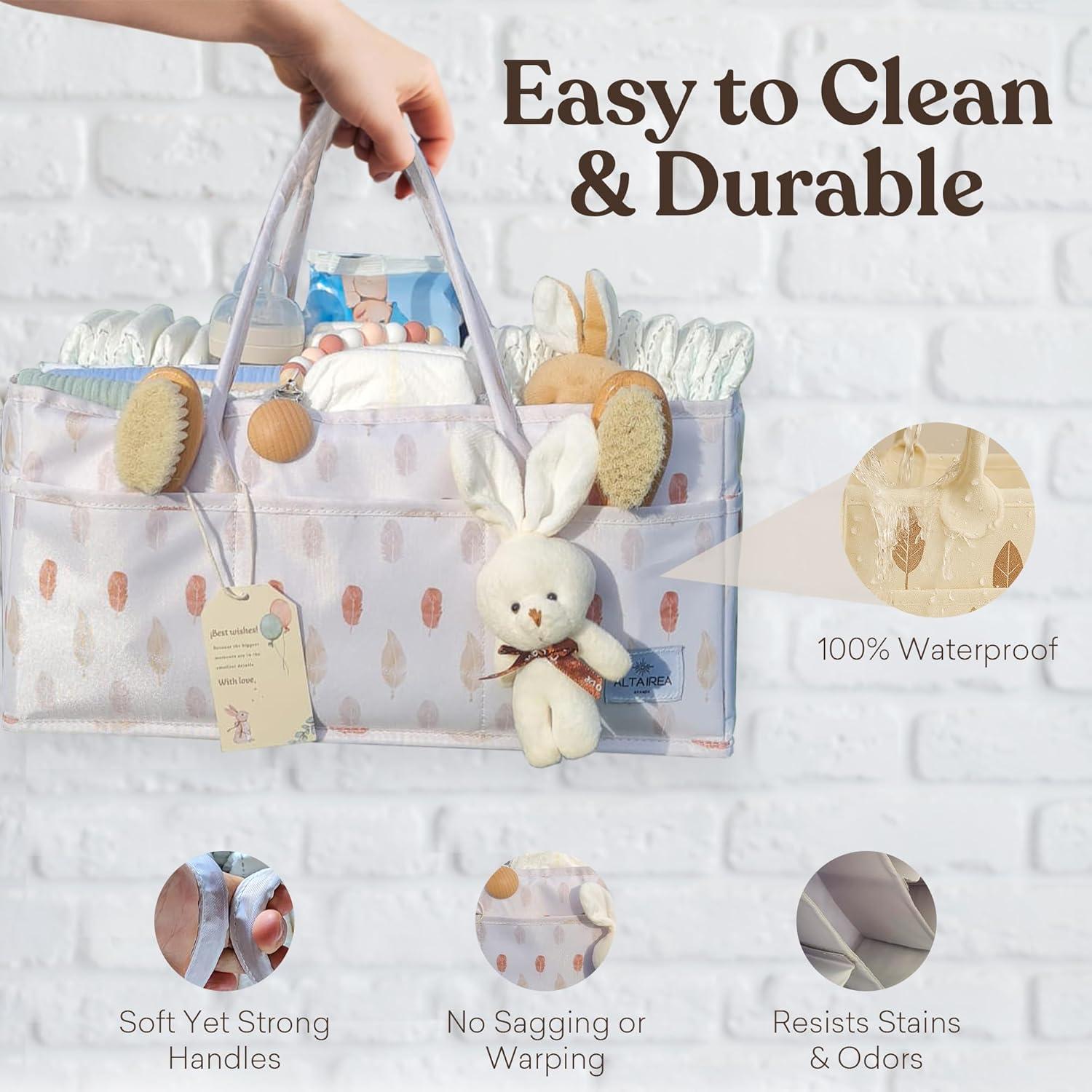 Caddy Organizador de Pañales ALTAIREA con Juguete de Peluche