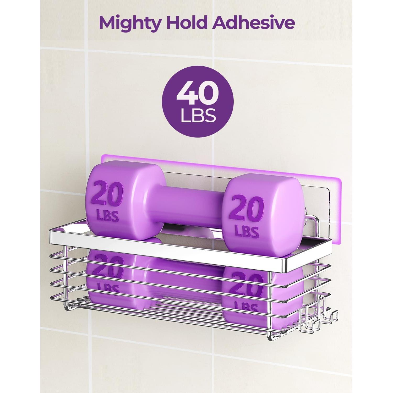 Caddy de Ducha ODesign 3 Pack Acero Inoxidable Sin Perforación