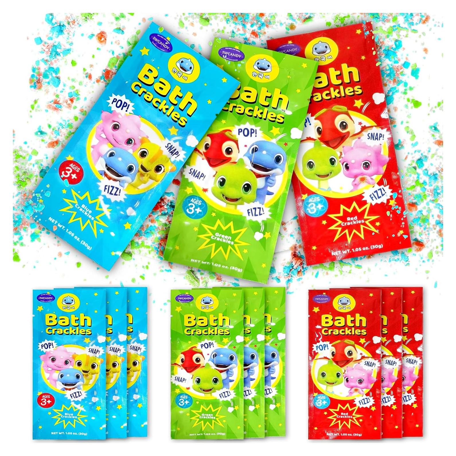 Crackles de Baño SWCANDY para Niños 12 Paquete No Tóxicos