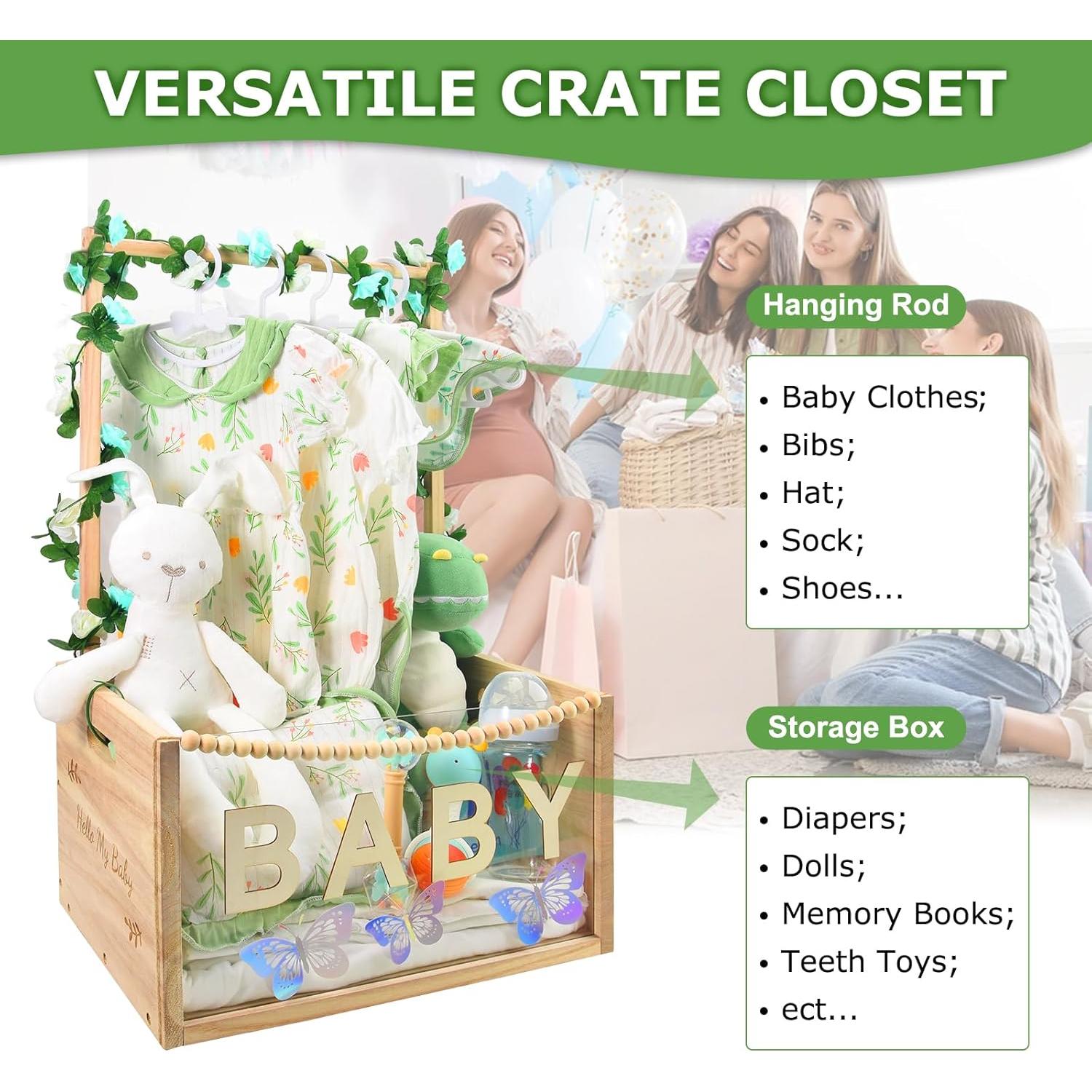 Caja de Almacenamiento para Bebé Baoong Beige 41x30x23cm