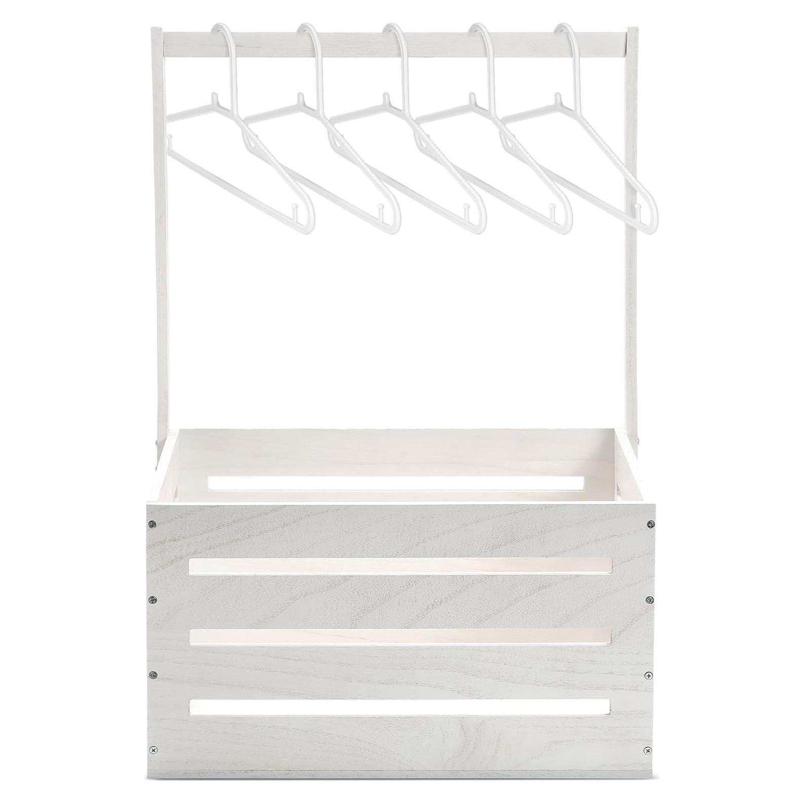 Caja de Madera Suzile para Baby Shower 41x30x23 cm Blanca