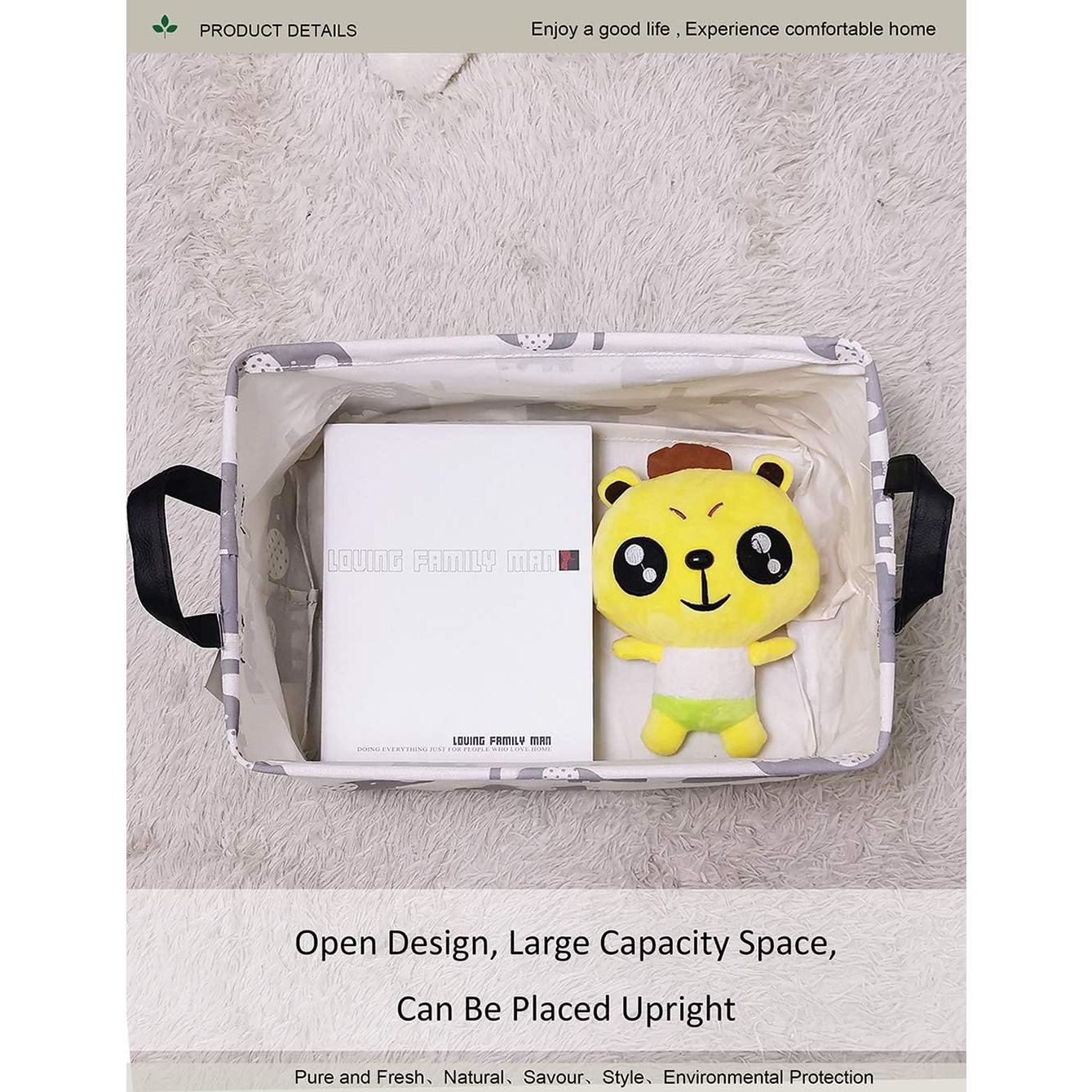 Cesta de lavandería plegable ONOEV Elefante Gris 38x24x23 cm