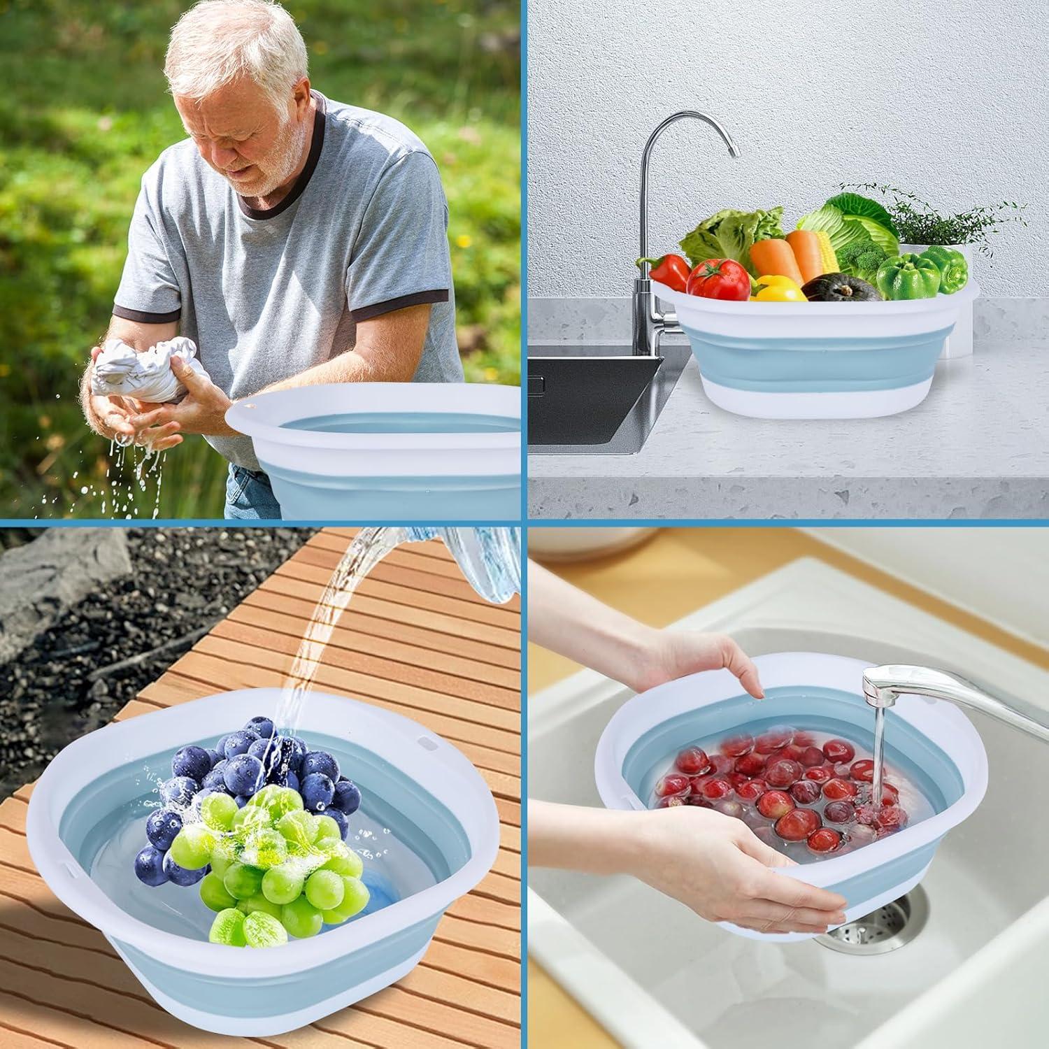 Lavabo Plegable para Biberones Silicona 30.2x27.4cm