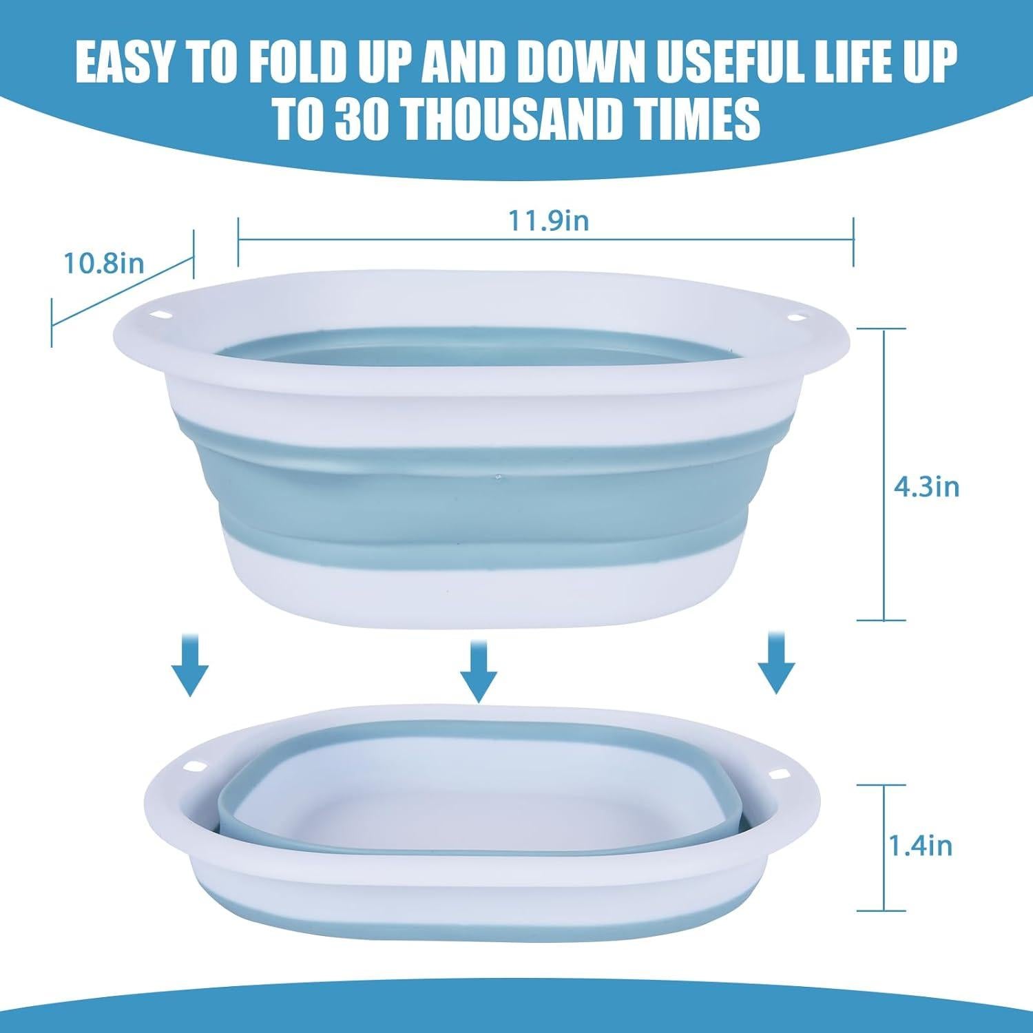 Lavabo Plegable para Biberones Silicona 30.2x27.4cm