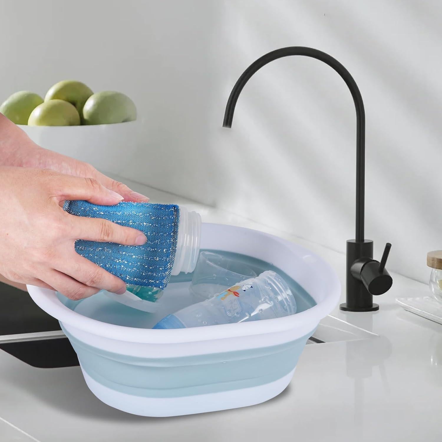 Lavabo Plegable para Biberones Silicona 30.2x27.4cm