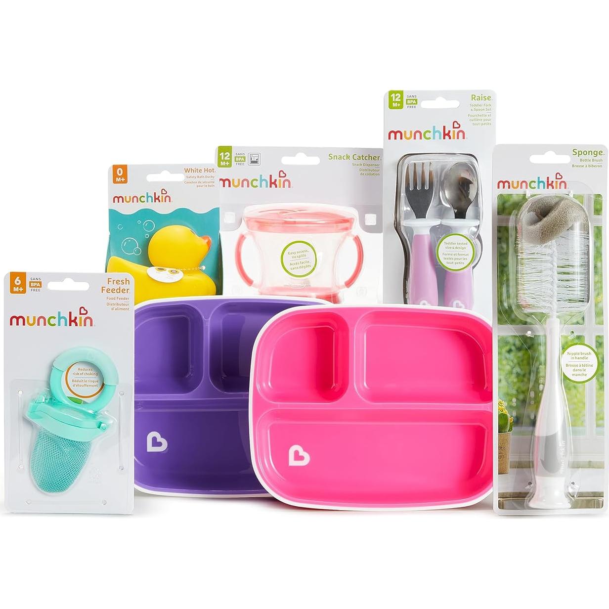 Set de Regalo para Bebés Munchkin Nuevo Comienzo Rosa - 6 Piezas