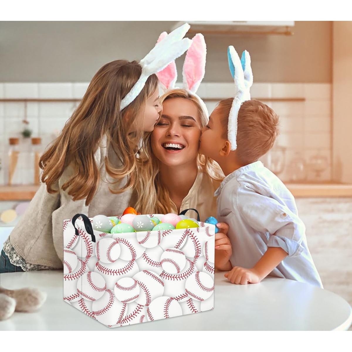 Cesta de Almacenamiento TIBAOLOVER 50x40 cm para Niños