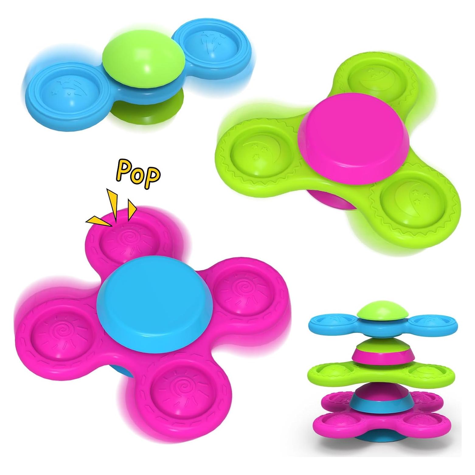 Juguetes de baño Guibola con ventosas - Apilables Estrella Luna