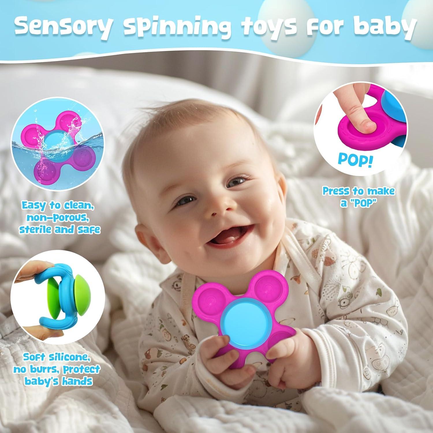 Juguetes de baño Guibola con ventosas - Apilables Estrella Luna