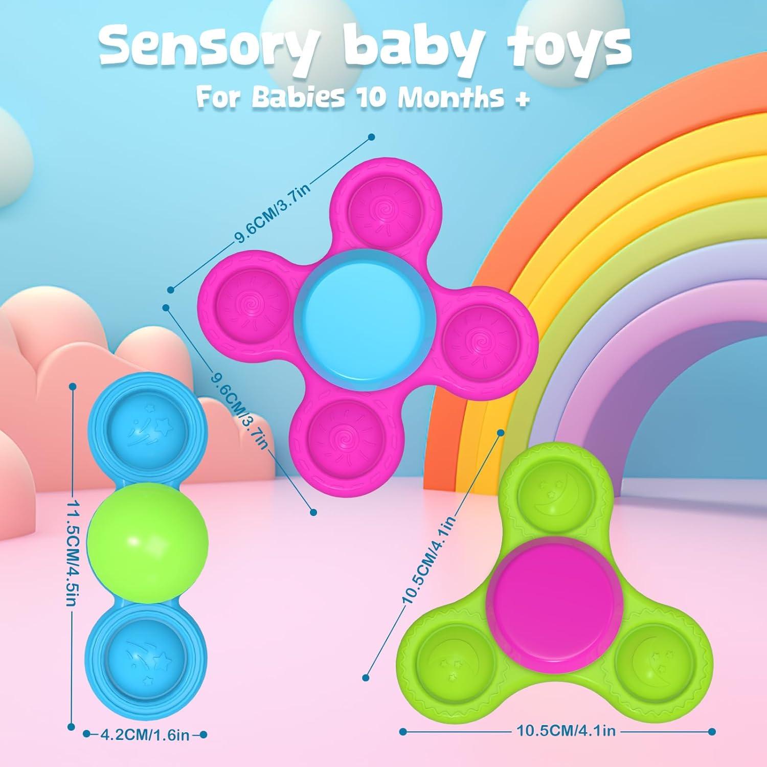 Juguetes de baño Guibola con ventosas - Apilables Estrella Luna