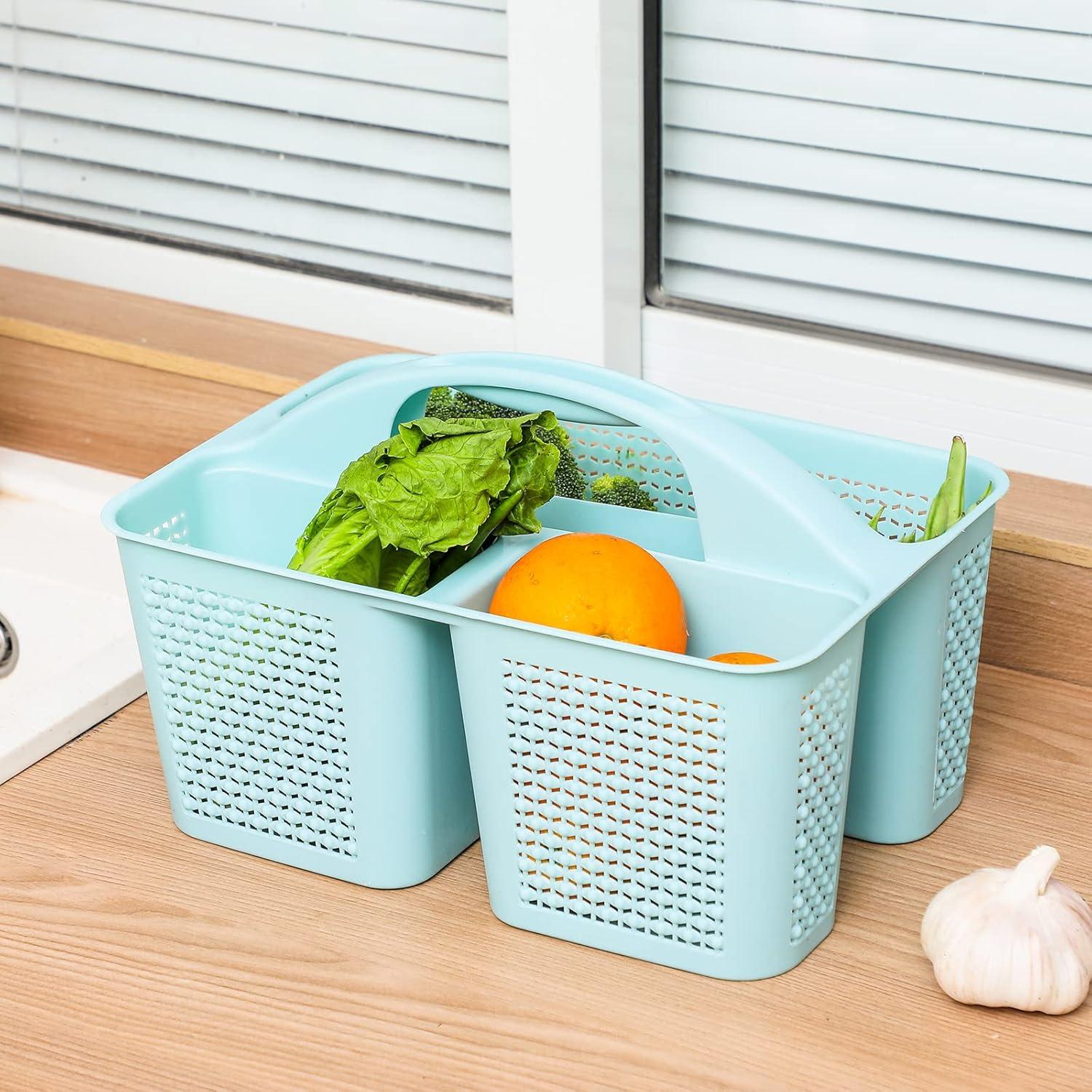 Caddy de Ducha Portátil UUJOLY, Organizador Azul 31x22x14 cm