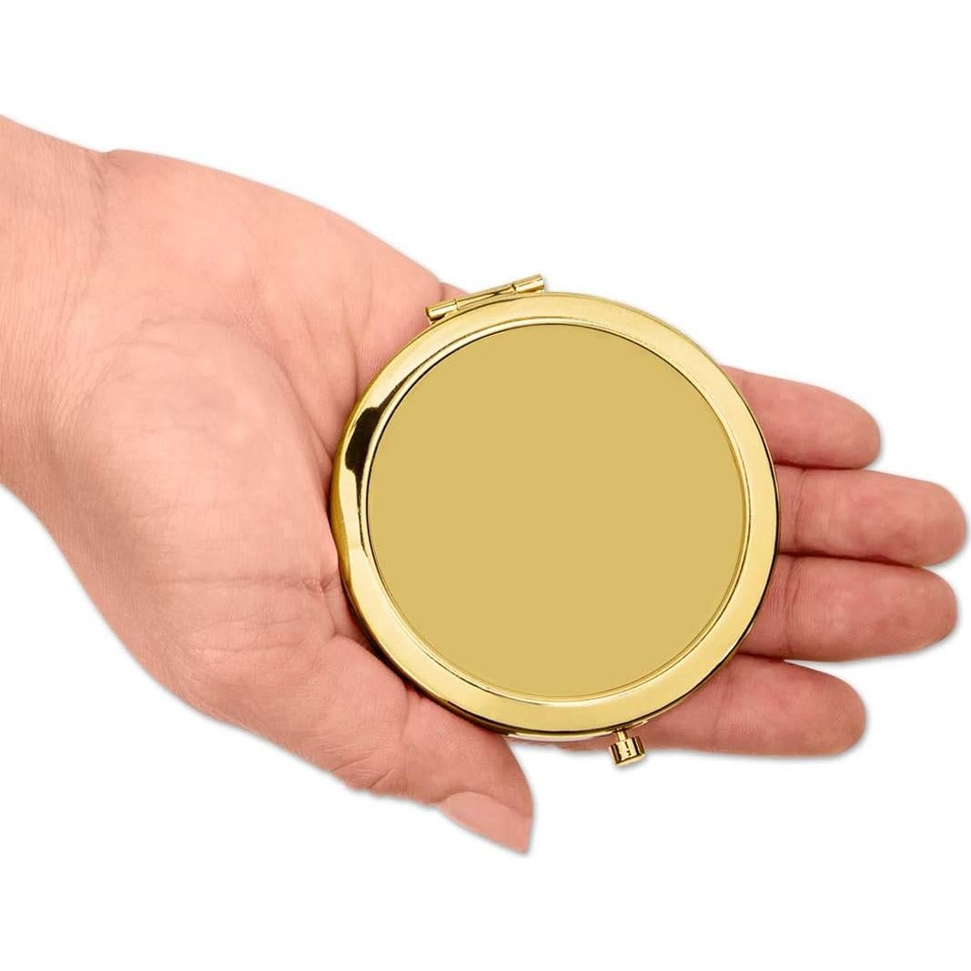 Espejos Compactos Dorados Andaz Press - Paquete de 12, 6.99 cm