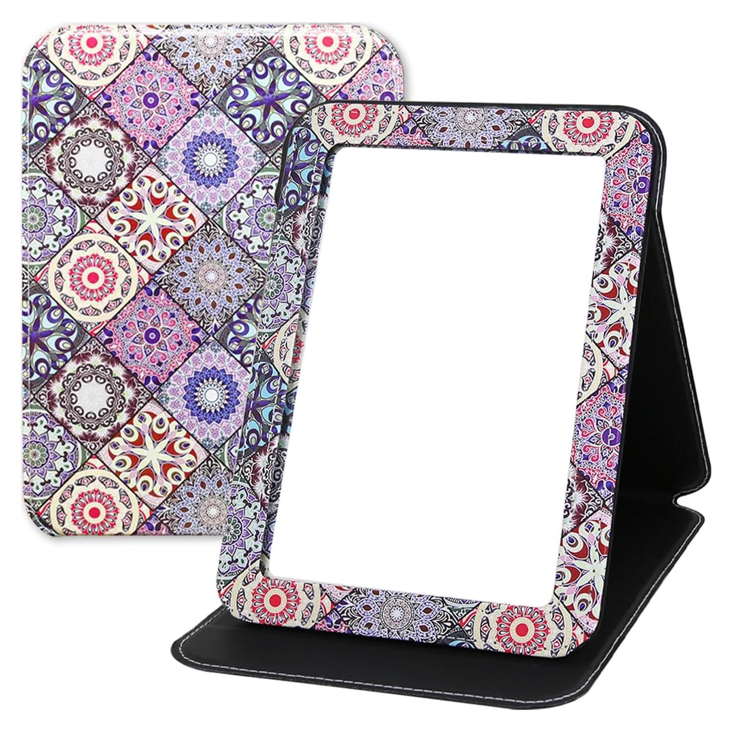 Espejo de Maquillaje Plegable GLINTZ 22.6x16.5 cm Ajustable