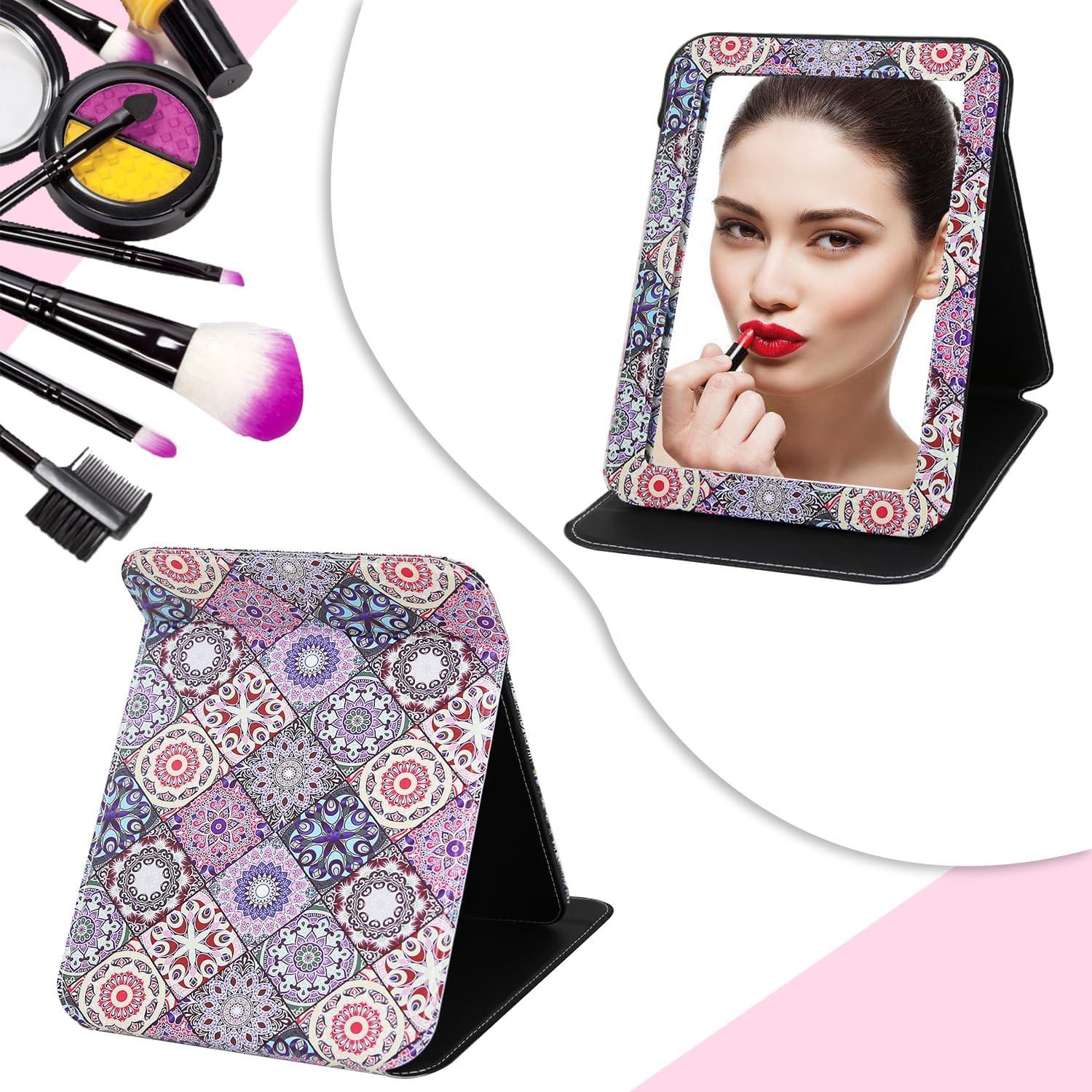 Espejo de Maquillaje Plegable GLINTZ 22.6x16.5 cm Ajustable