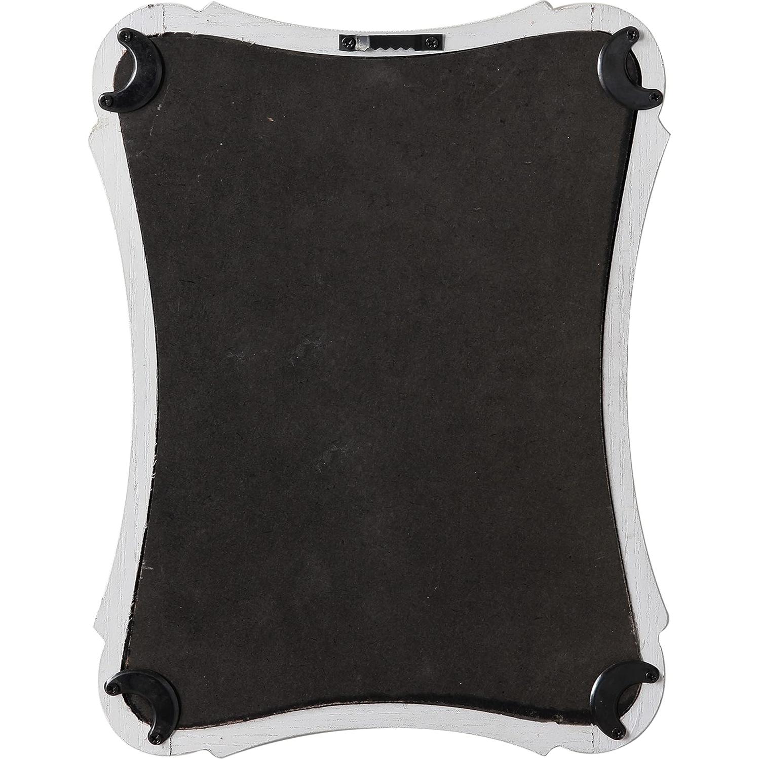 Espejo de Pared Vintage Sintosin 30x23 cm Blanco Rústico