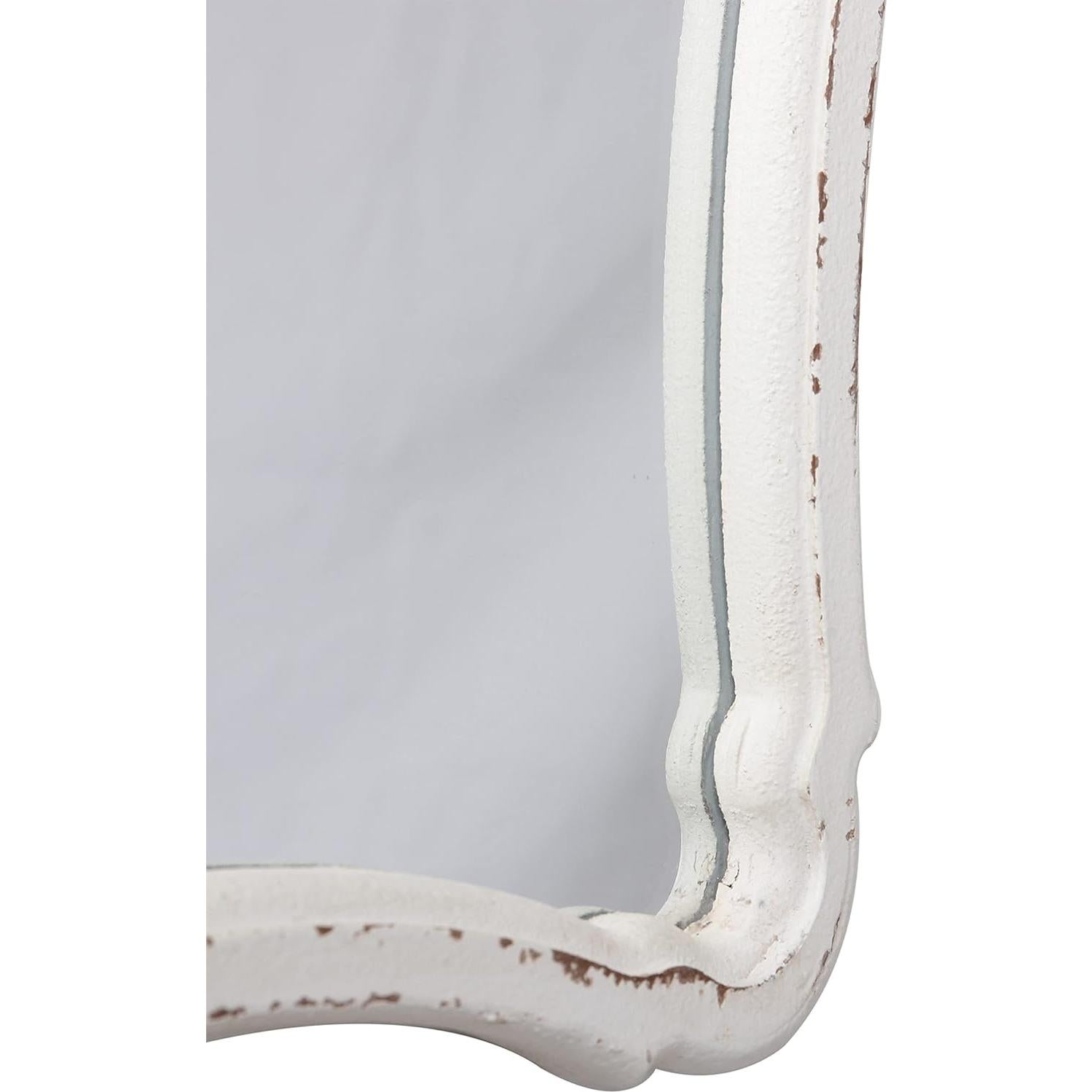 Espejo de Pared Vintage Sintosin 30x23 cm Blanco Rústico