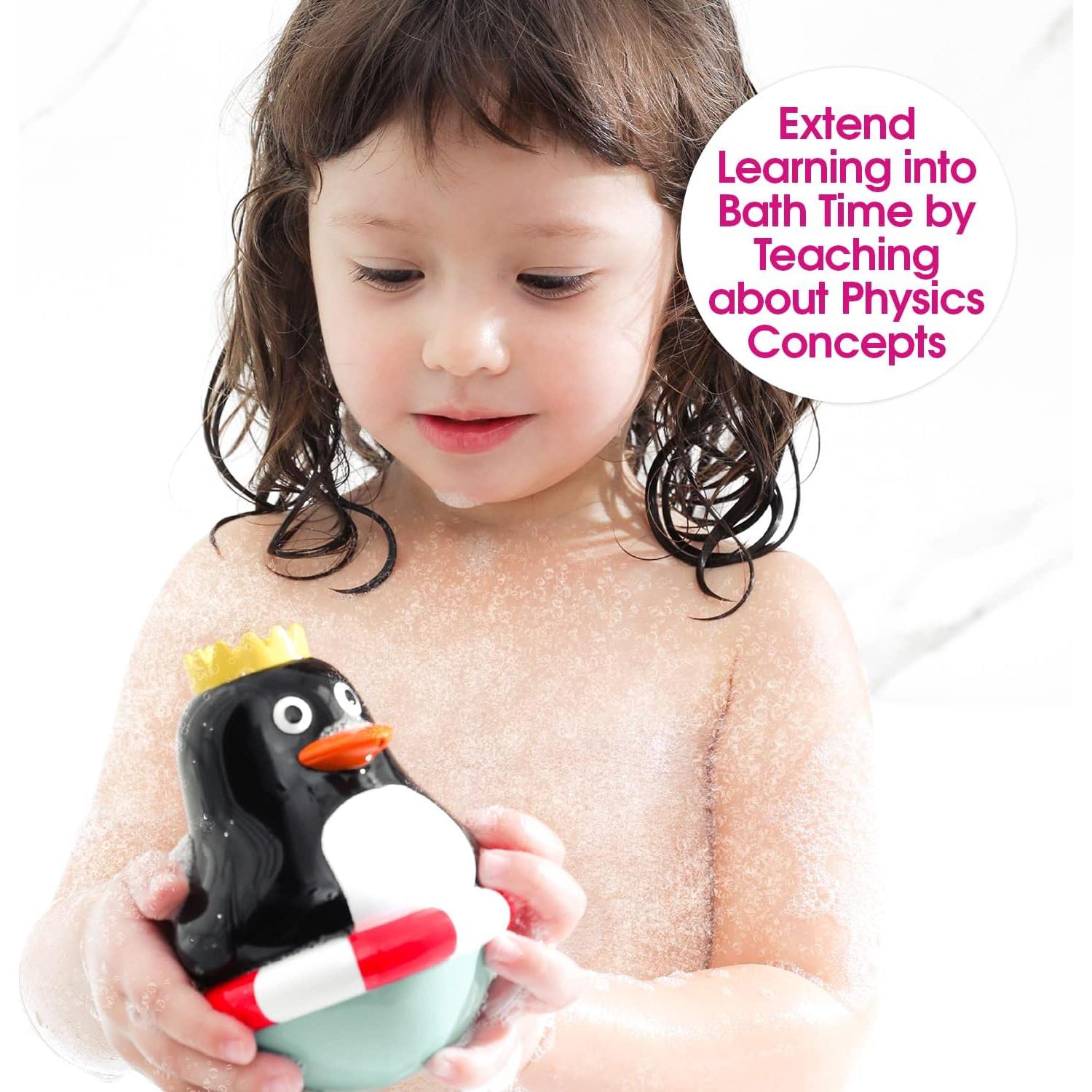 Juguete de Baño Edushape Pingüino Roly Poly - 0 a 3 Años