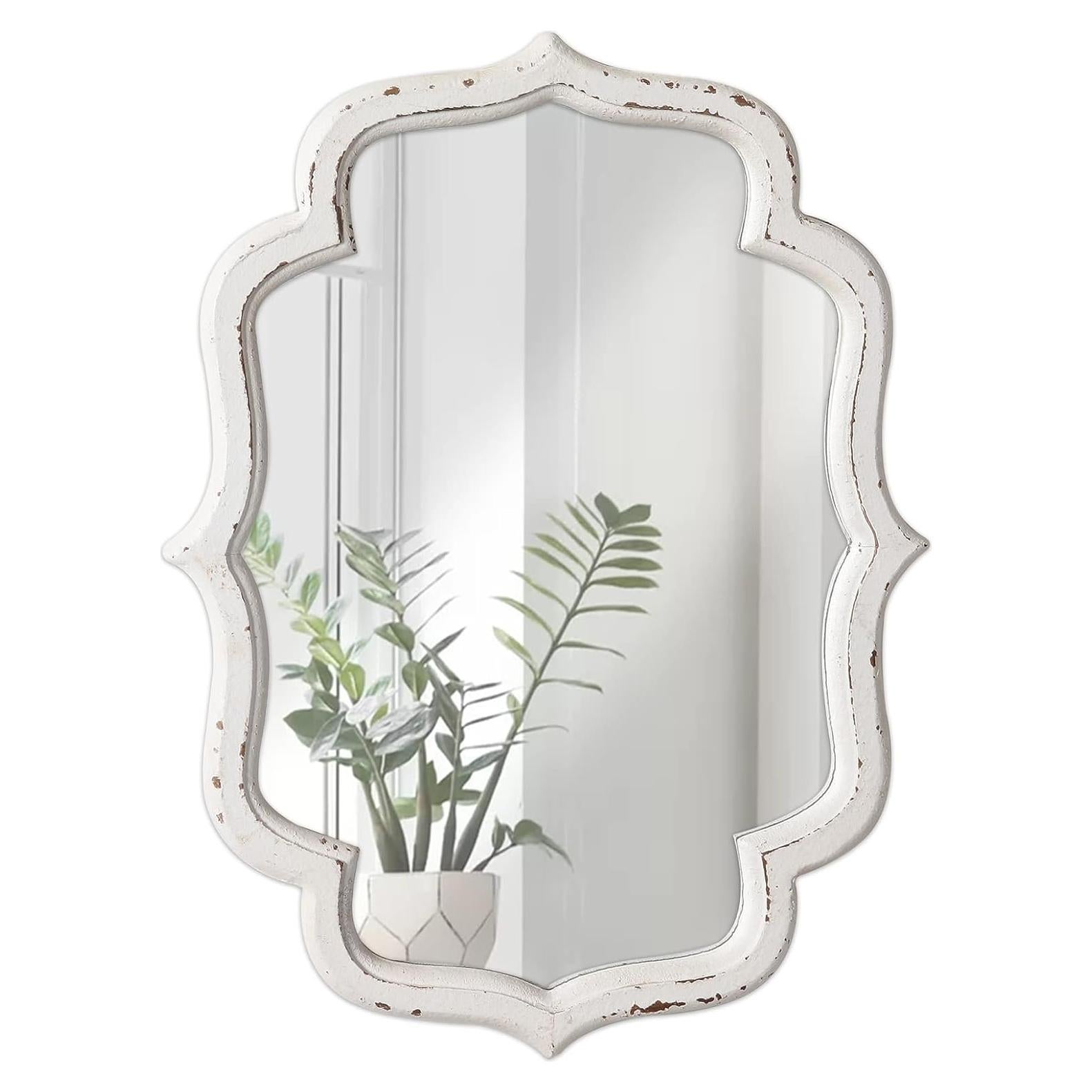 Espejo de Pared Vintage Sintosin 40.64x30.48 cm Rústico