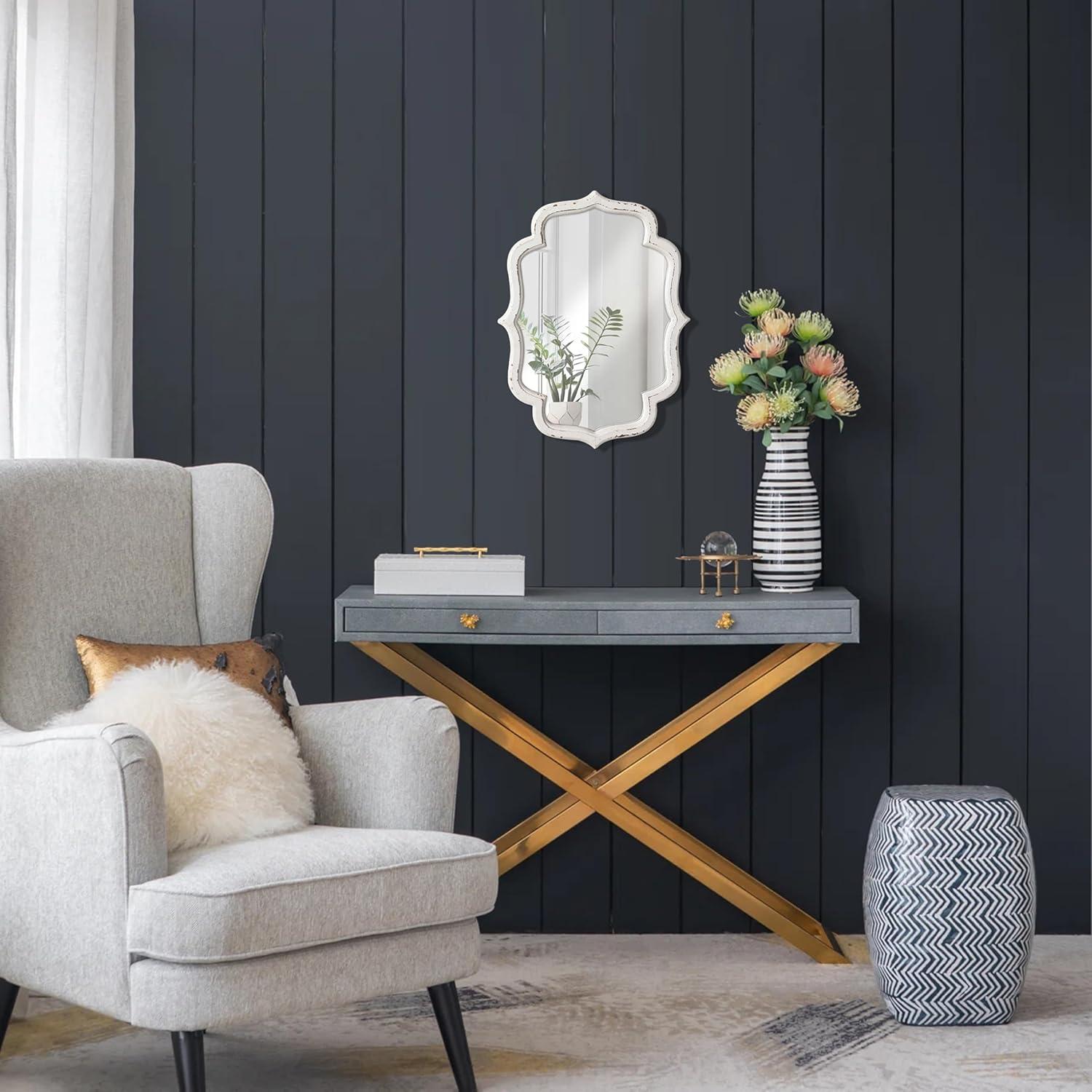 Espejo de Pared Vintage Sintosin 40.64x30.48 cm Rústico