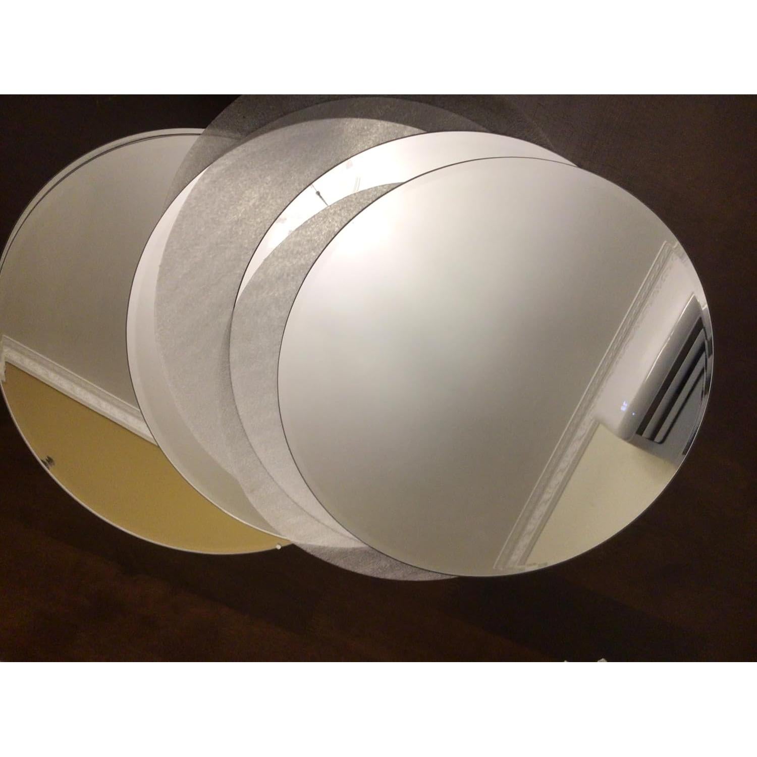 Bandejas de Espejo Redondas Murrey Home 12 Piezas 30.48 cm