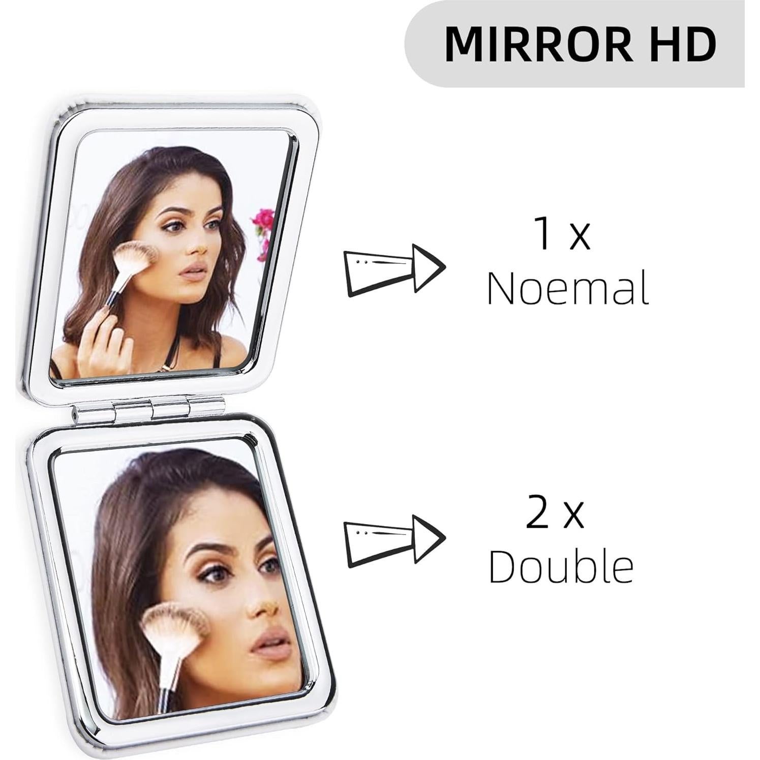 Espejo de Maquillaje Compacto Gtizry con Cita para Hija